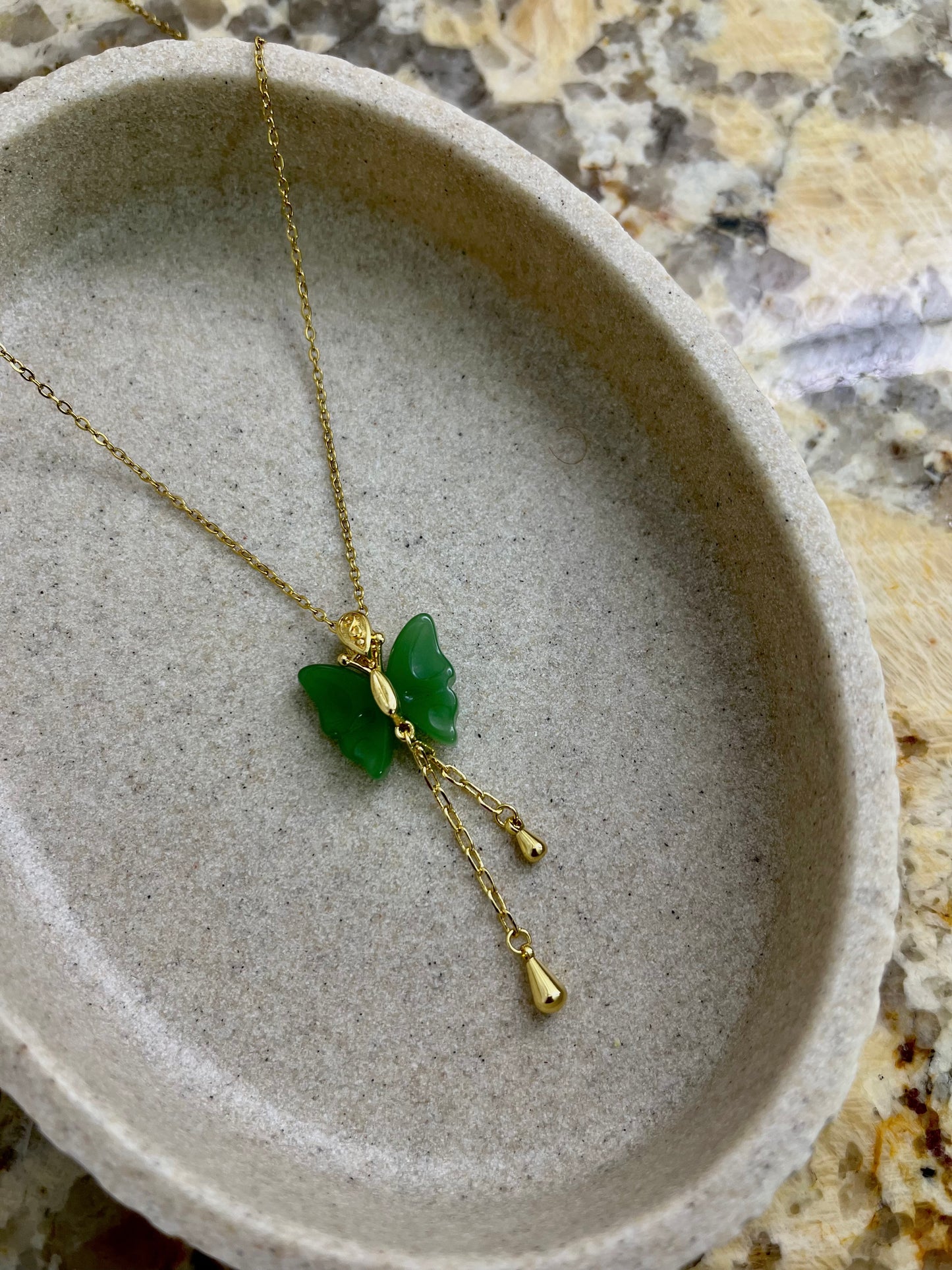 Butterfly Jade Necklace