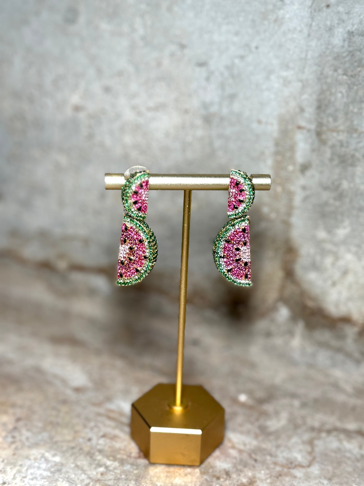 One In A Melon Earrings