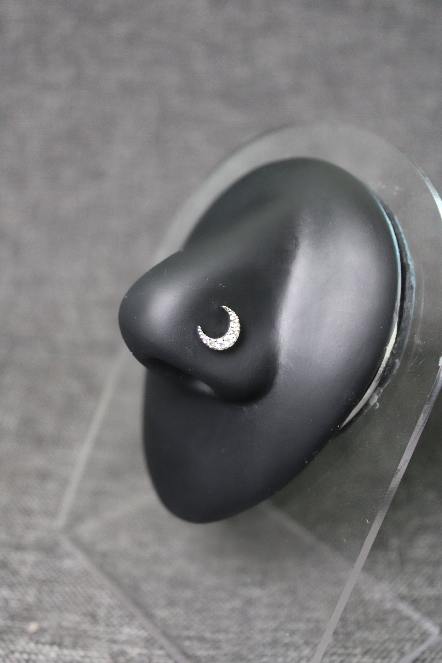 Moon Nose Ring (Silver)