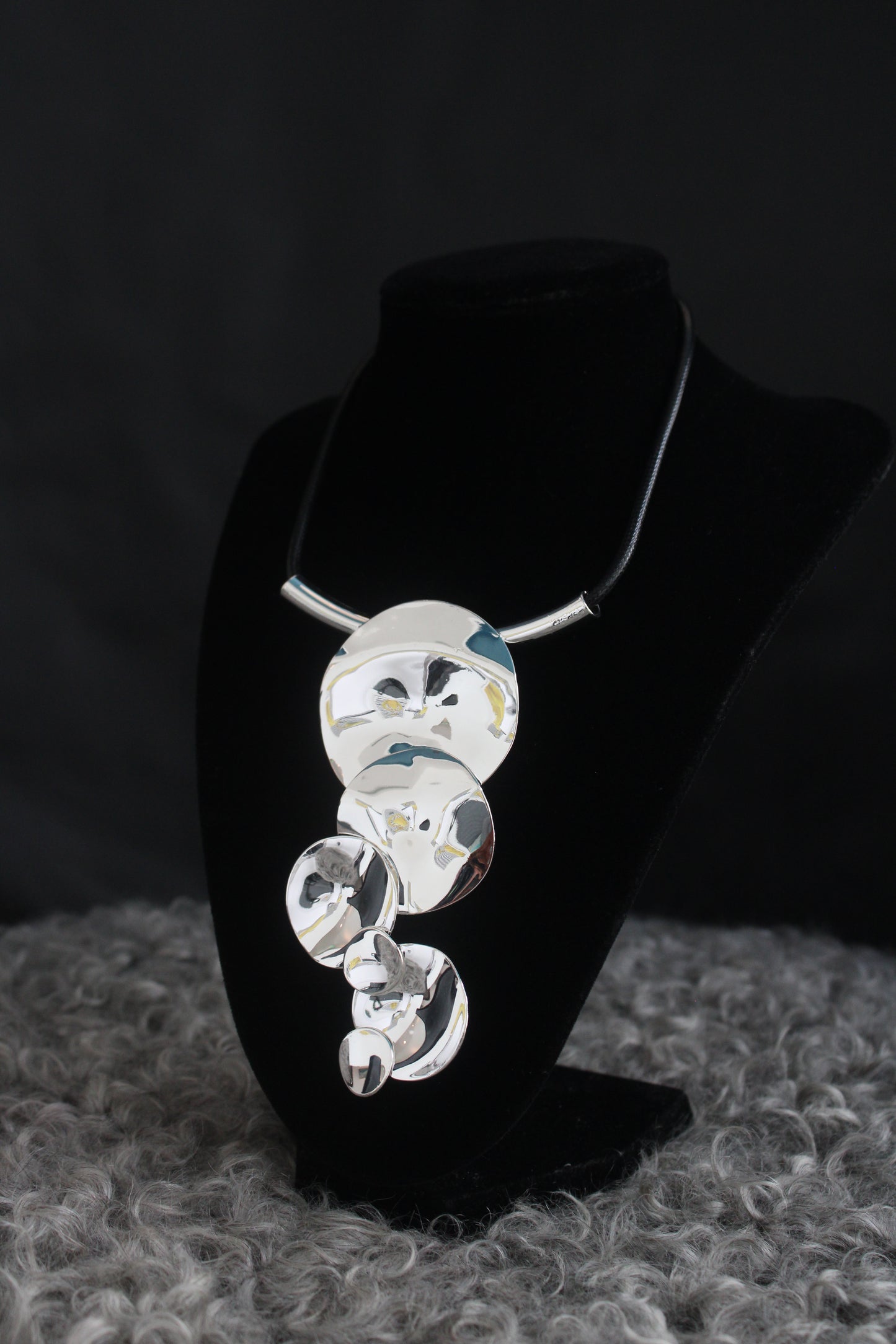 Chrome Bubbles Necklace