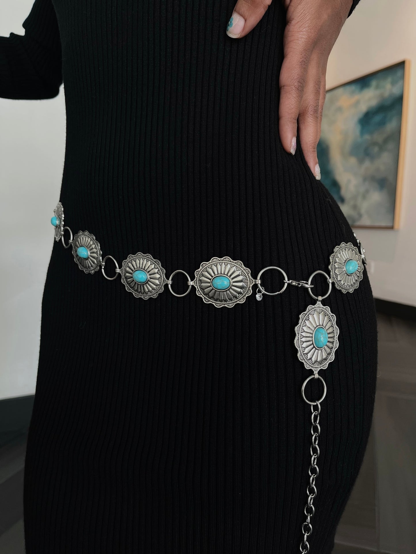 Turquoise Harmony Body Chain