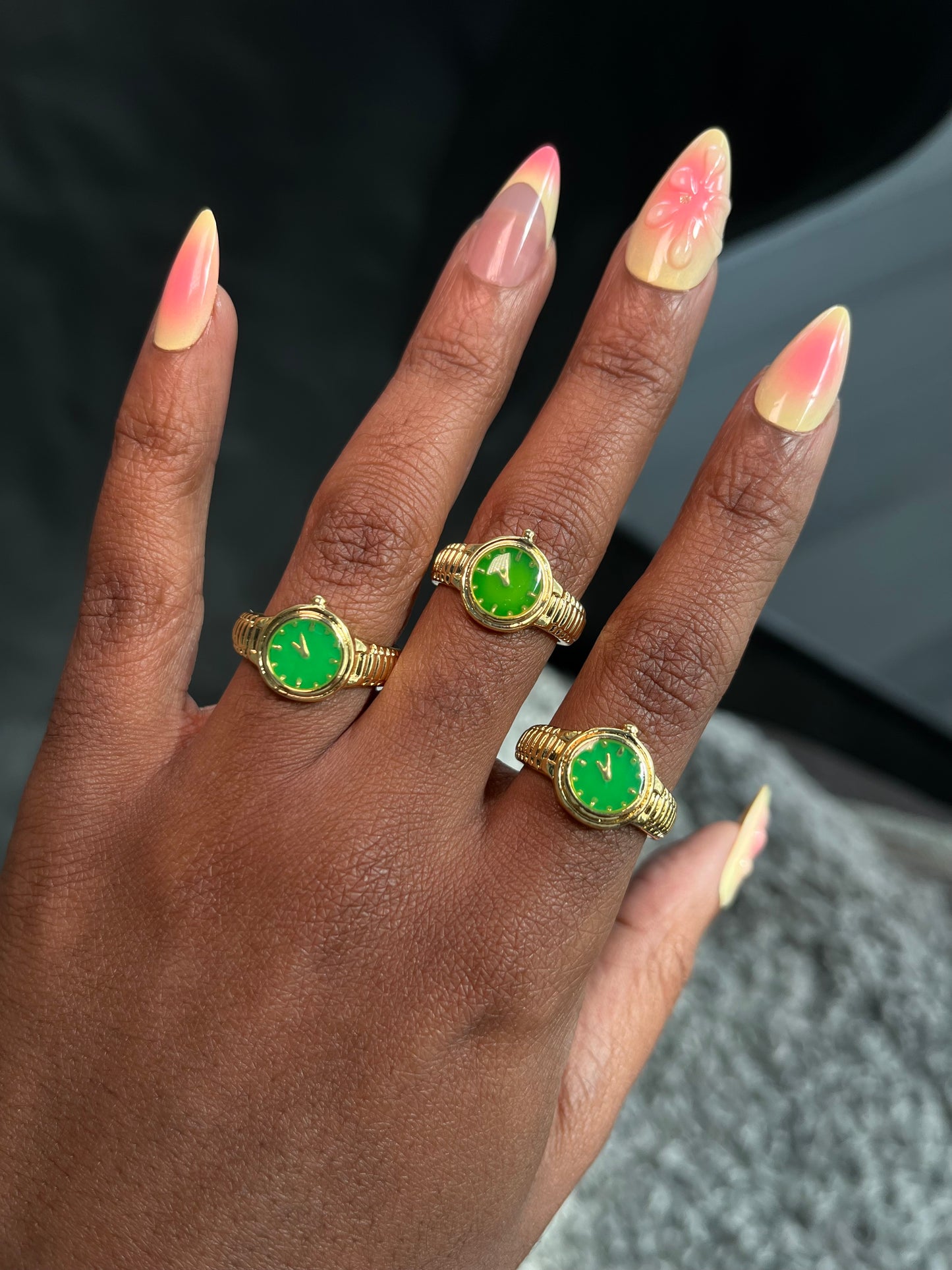 Green Watch Ring
