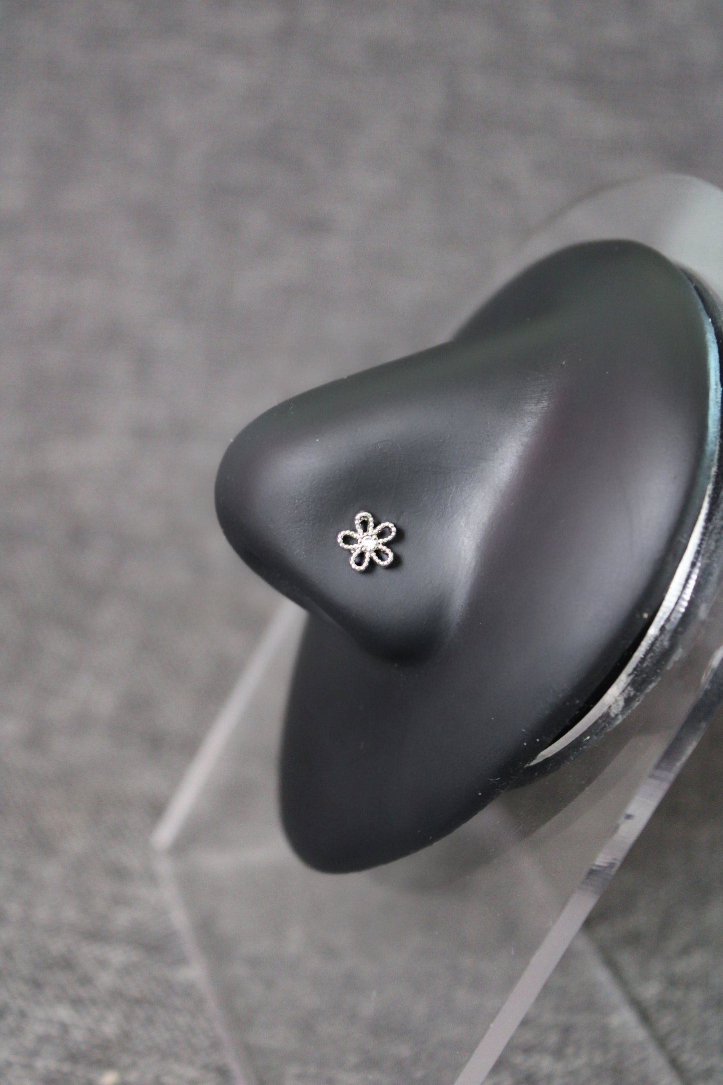 Cute Flower Nose Ring (Silver)