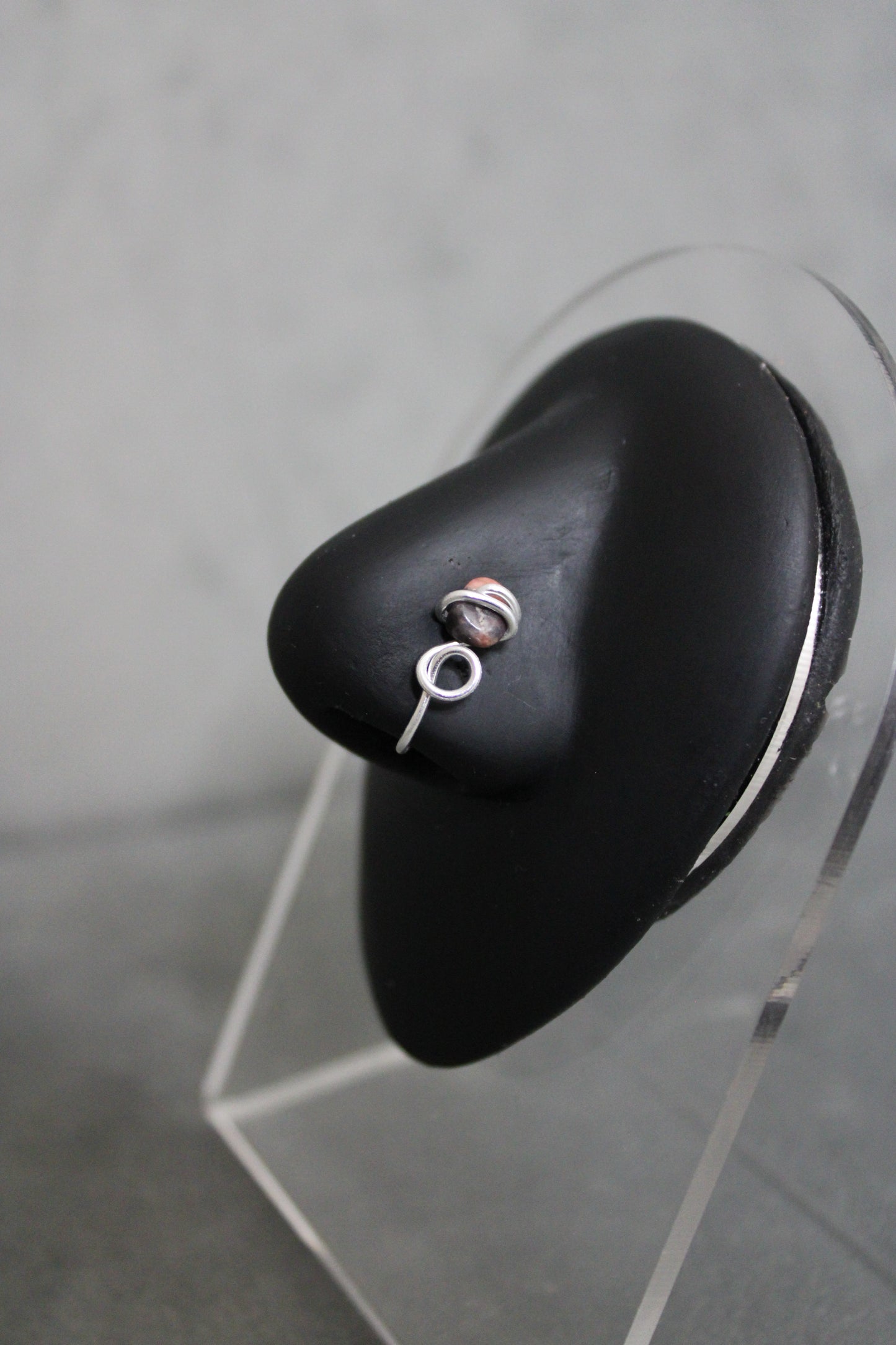 Genuine Crystal Silver Nose Cuffs