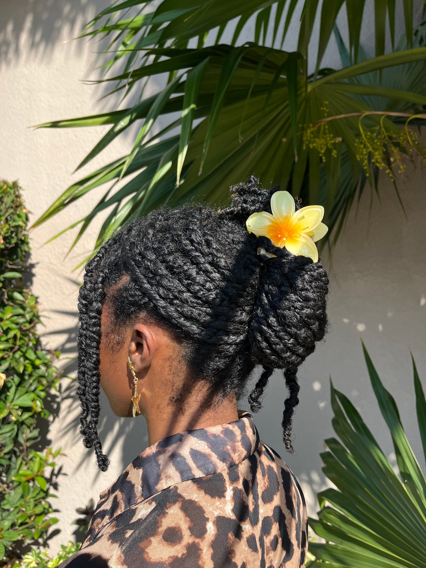 Tropical Floral Hair Clip