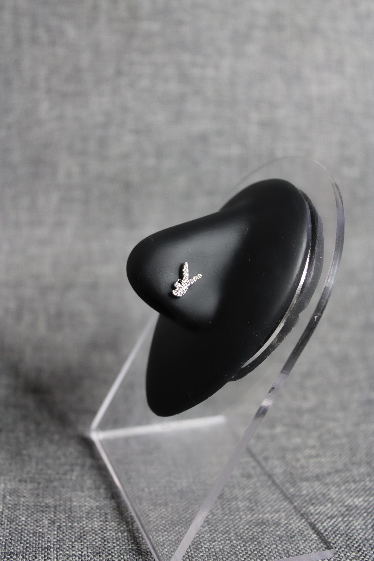 Playboy Bunny Nose Ring (Silver)