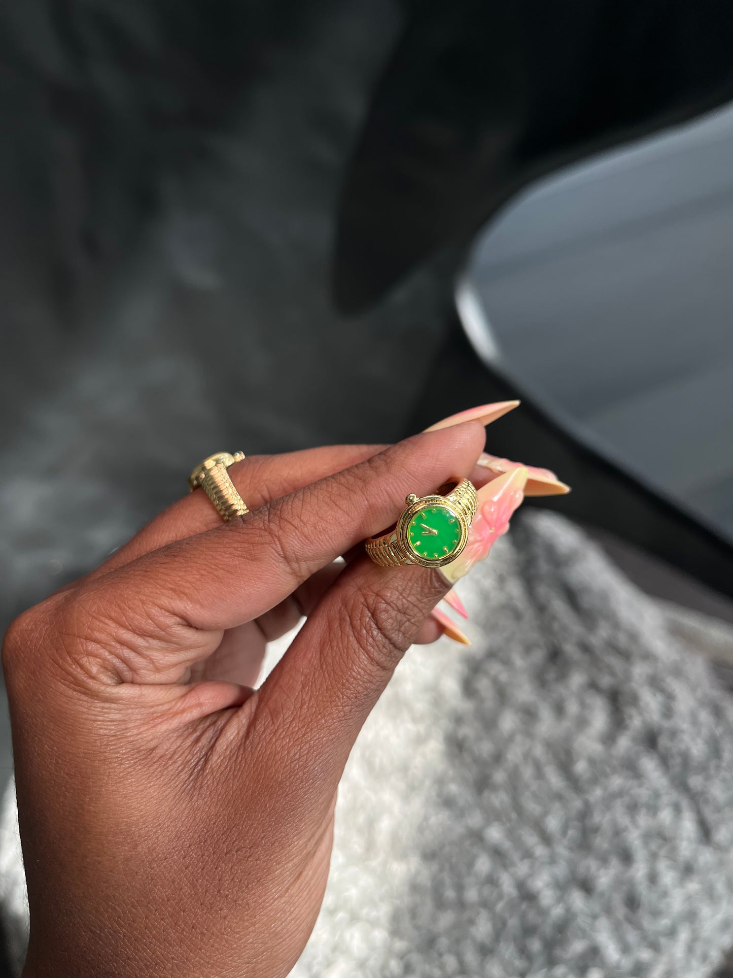 Green Watch Ring