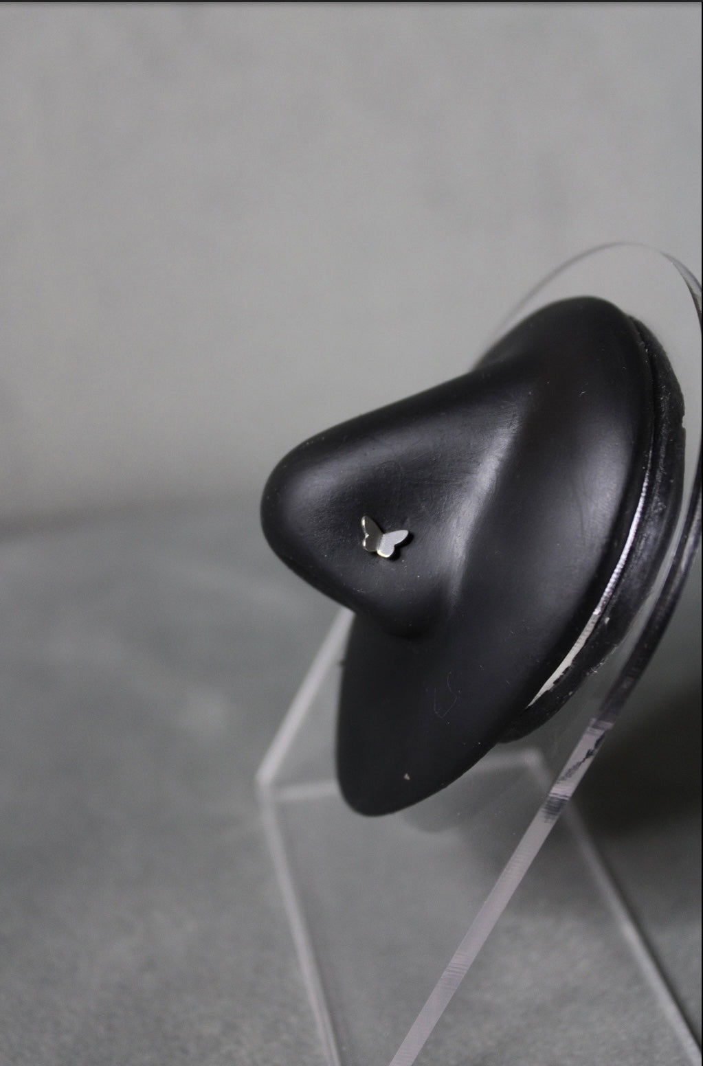 Silver Butter Nose Ring