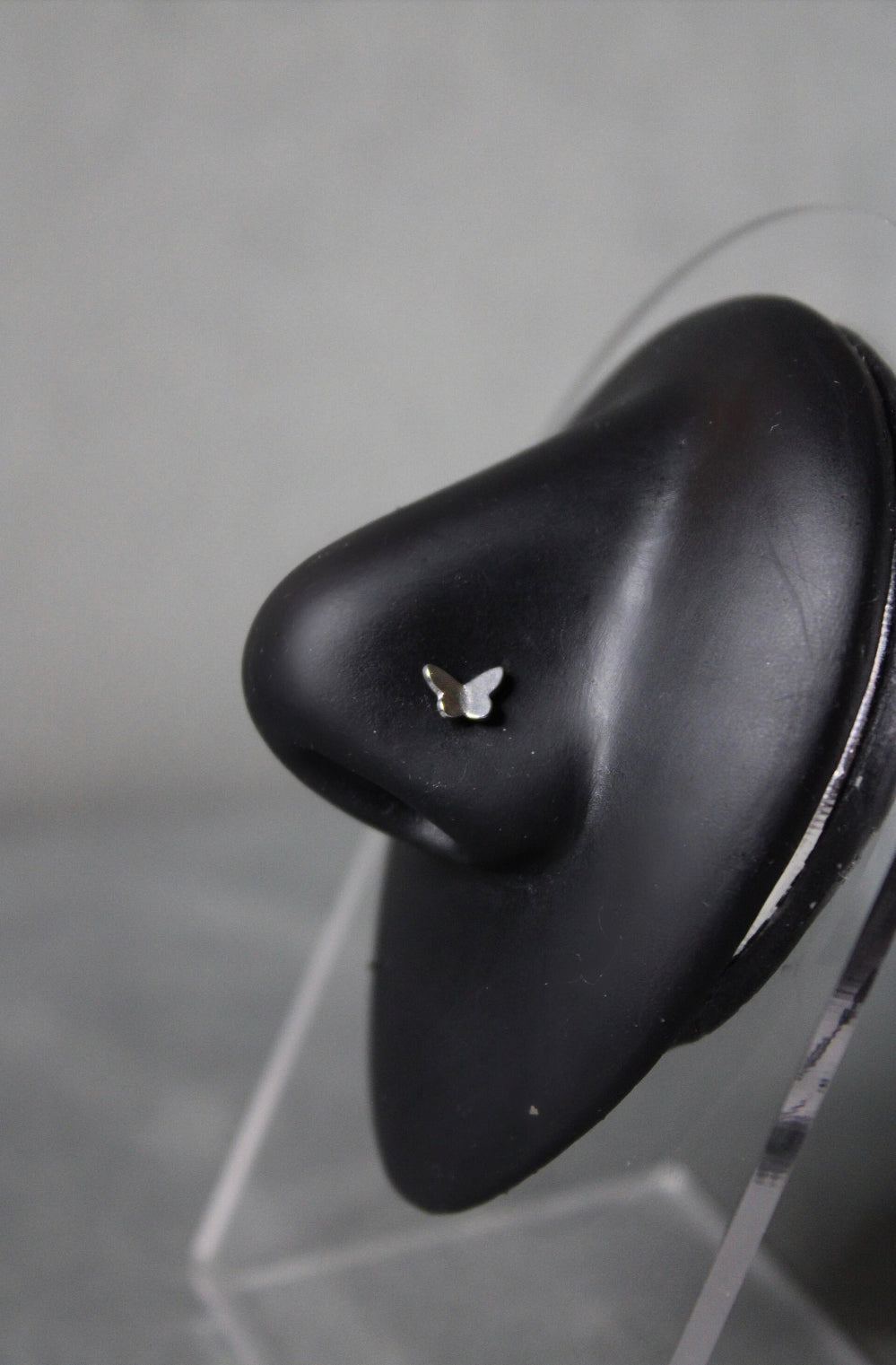 Silver Butter Nose Ring