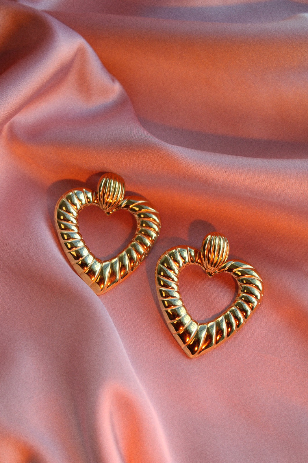 Vintage Heart Earrings