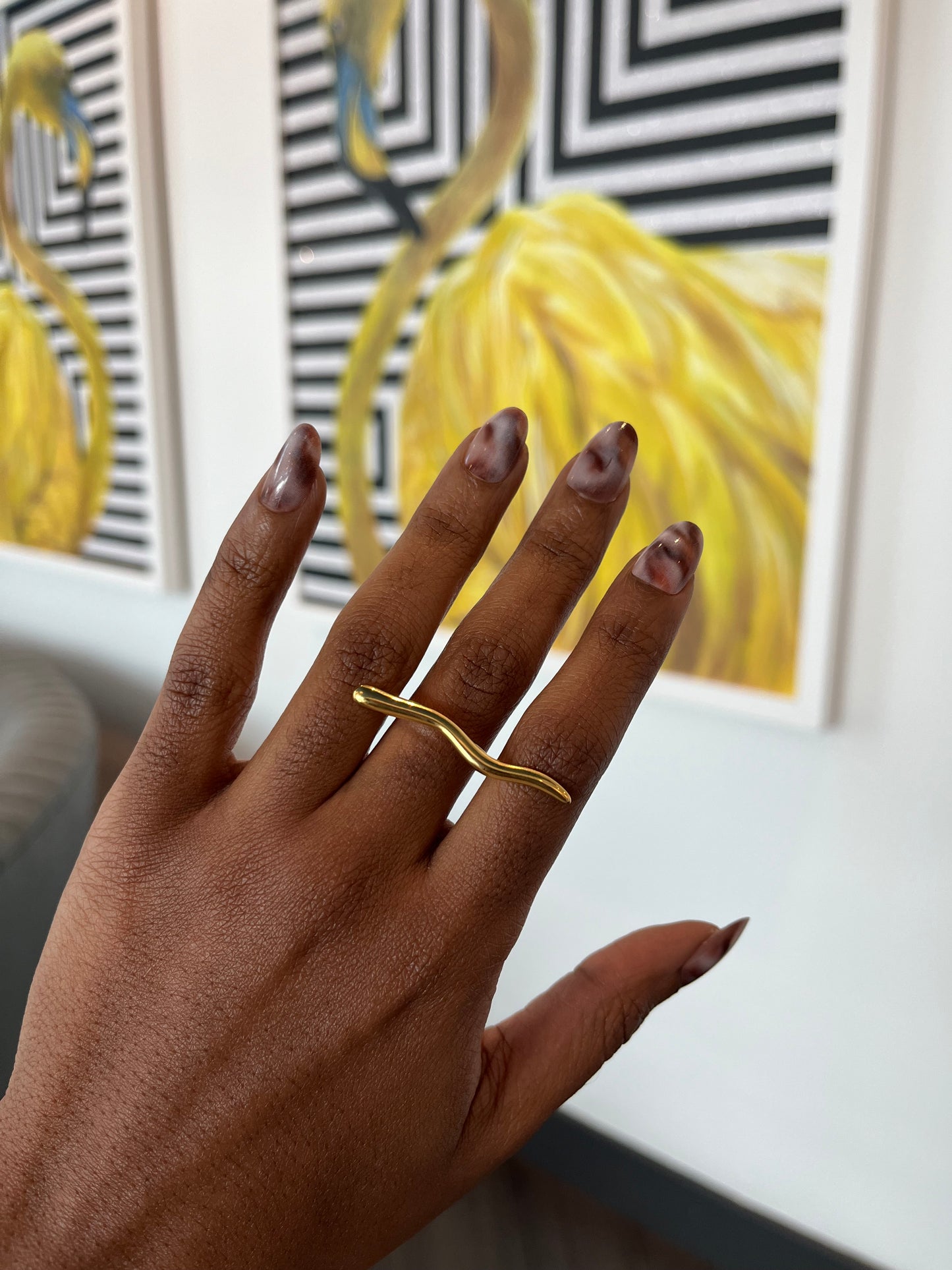 Gold Laura Ring