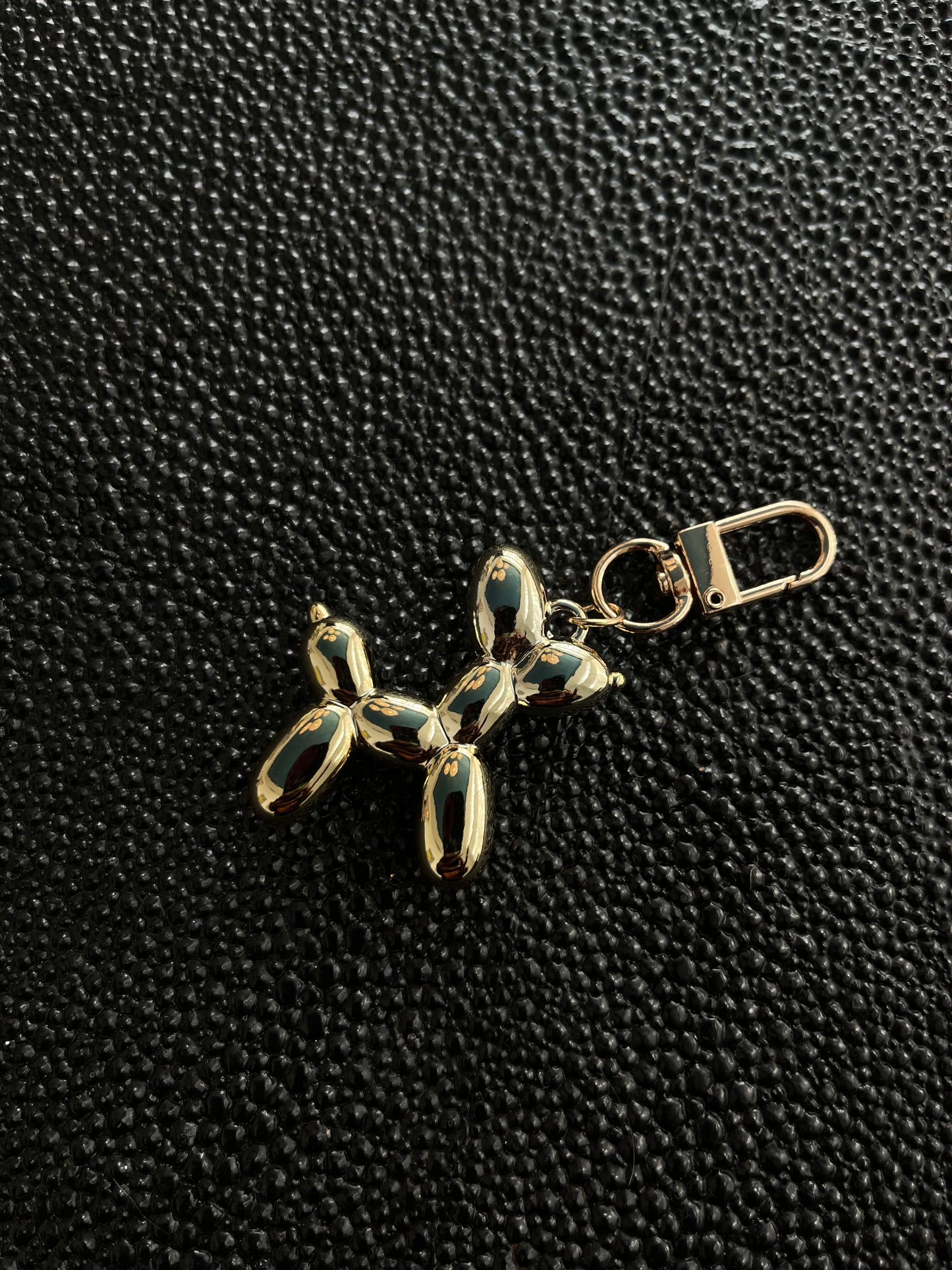 Balloon Dog Bag Charm (Gold)