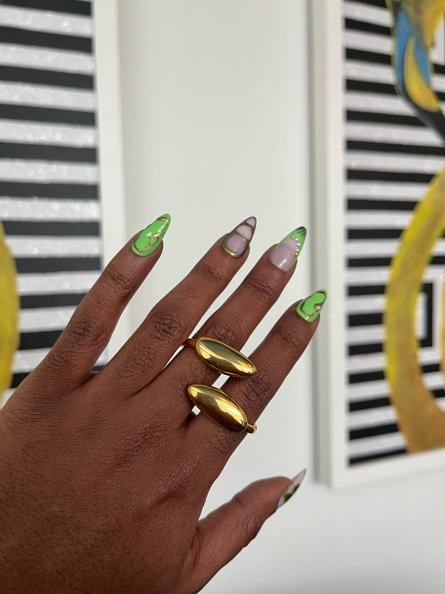Gold Bean Ring