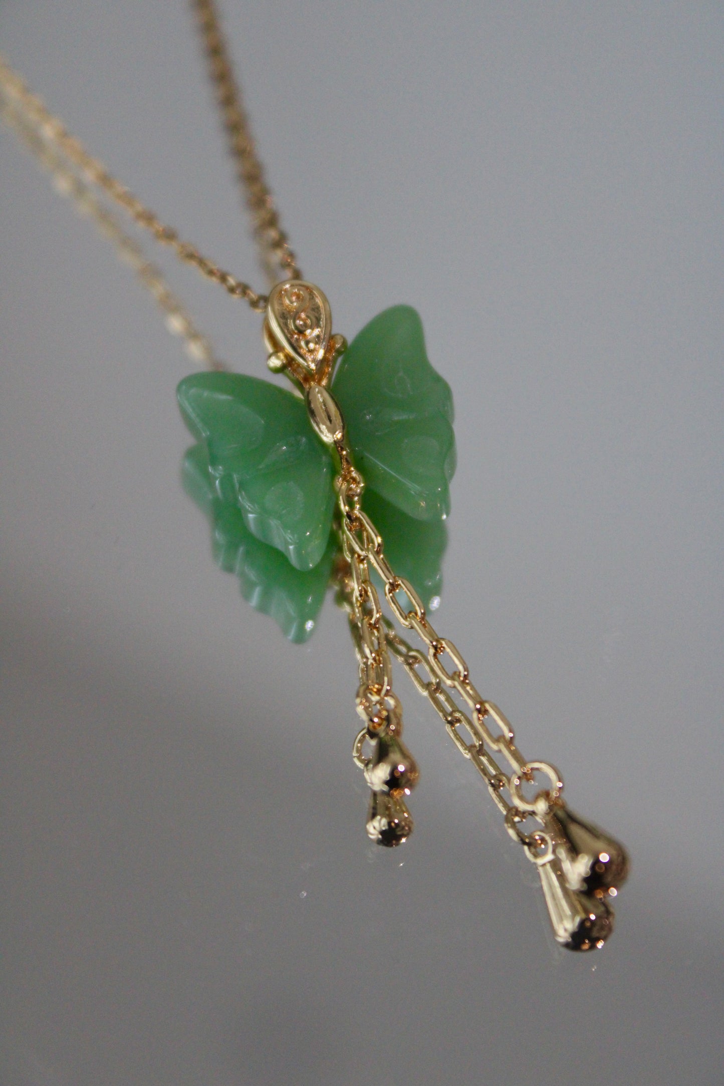 Butterfly Jade Necklace