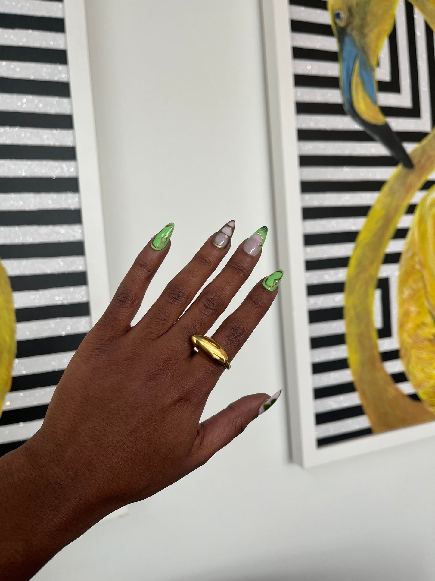 Gold Bean Ring