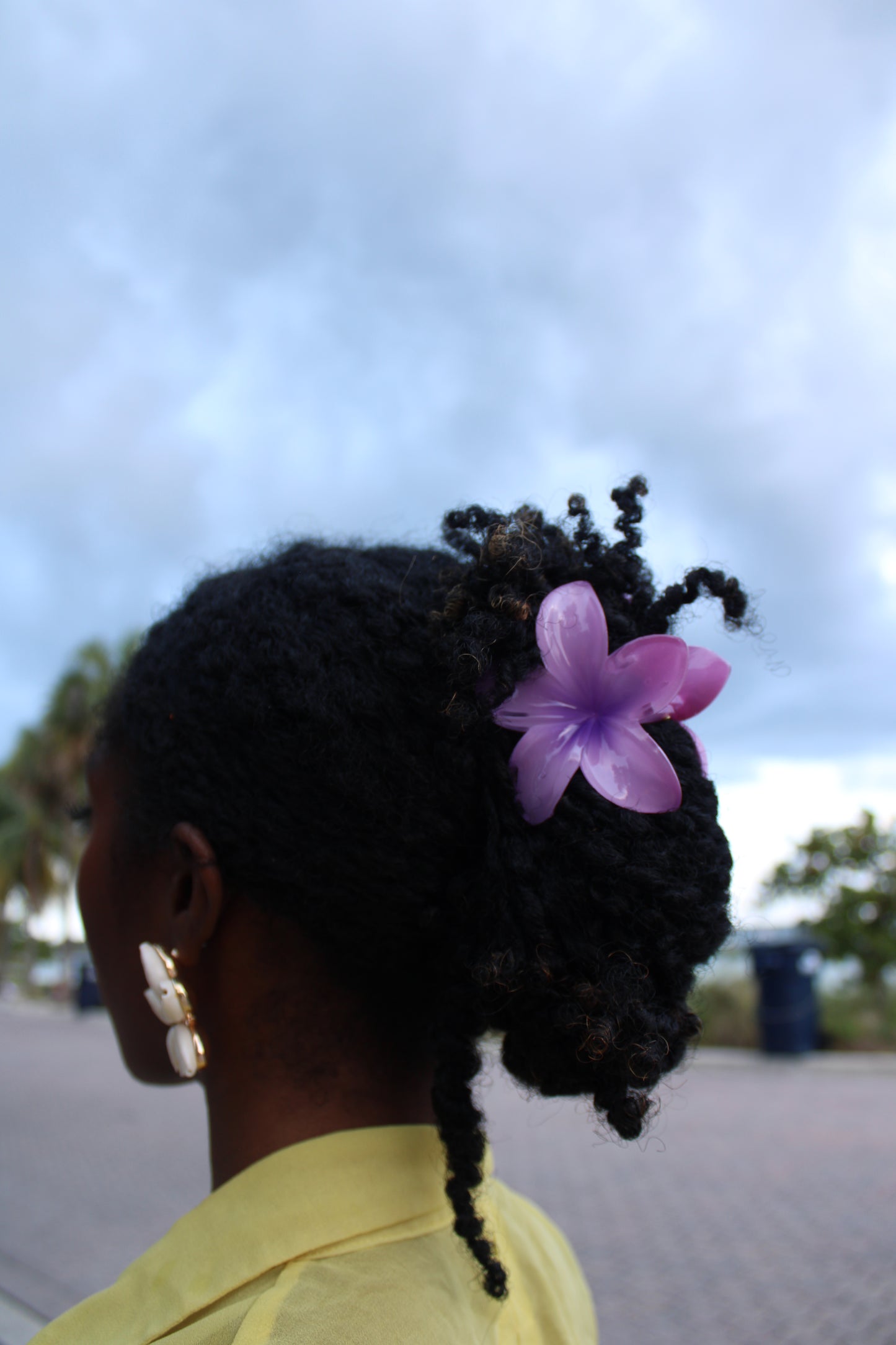 Tropical Floral Hair Clip