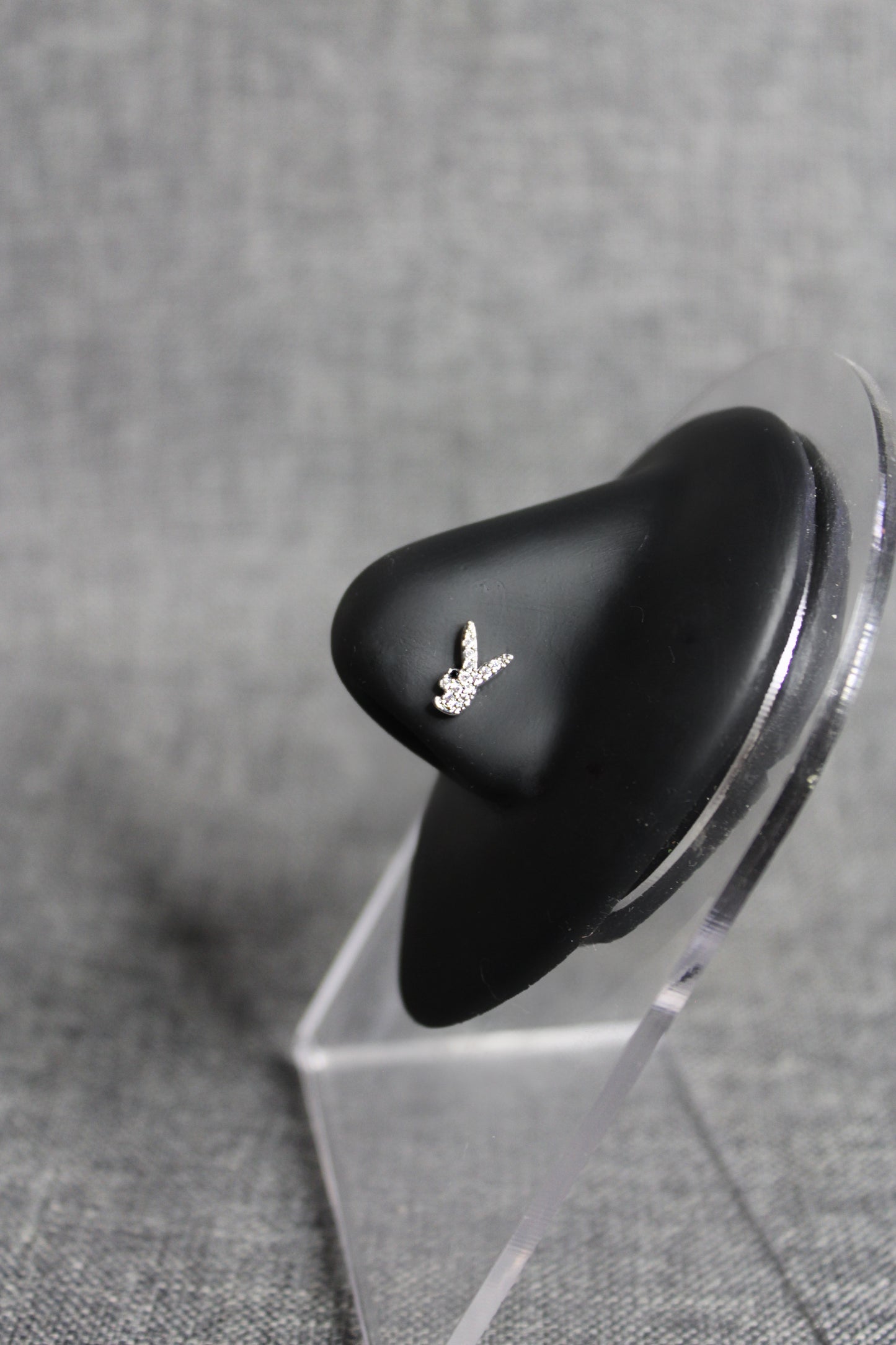 Playboy Bunny Nose Ring (Silver)