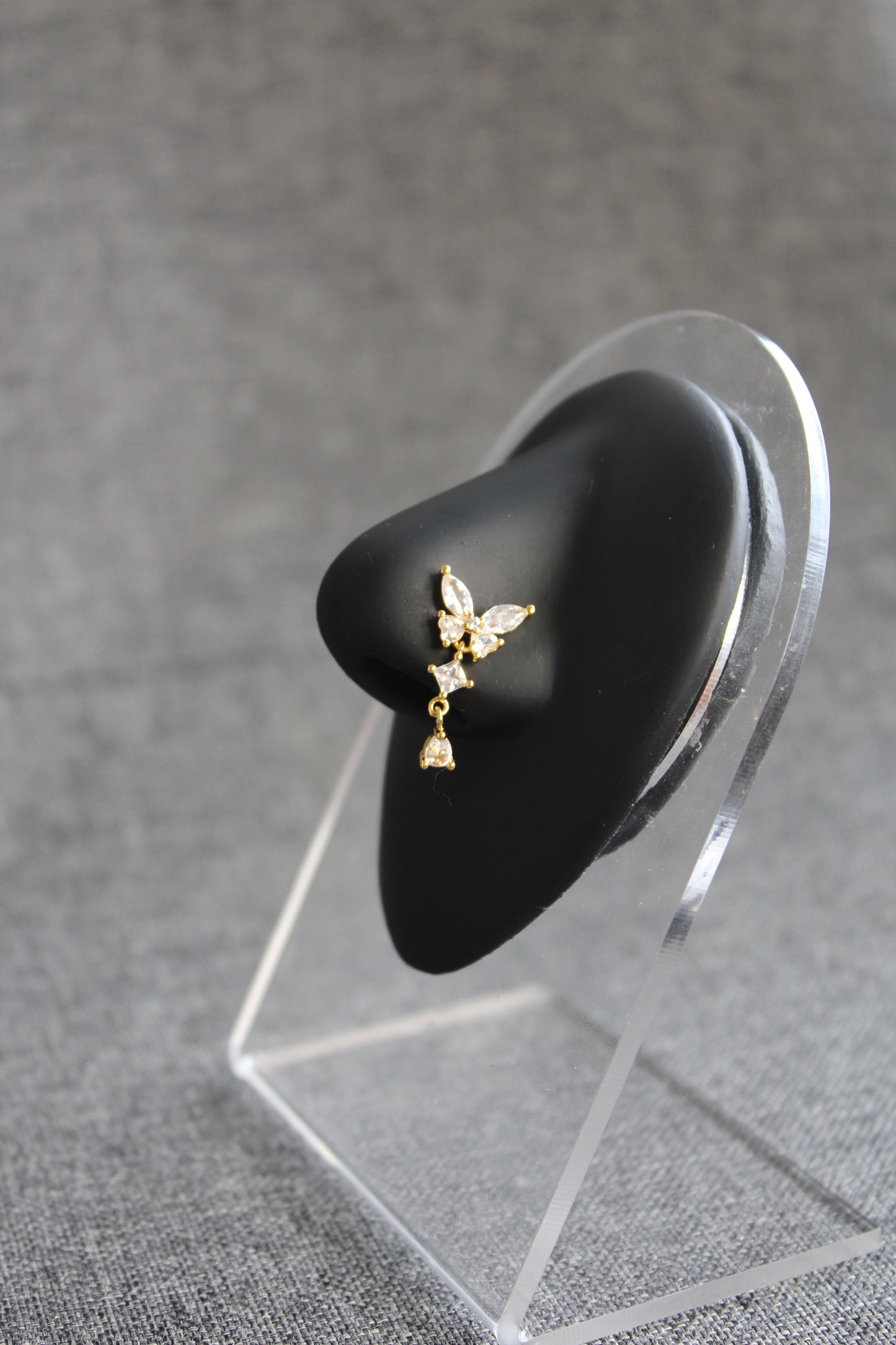 Madame Butterfly Nose Ring (Gold)