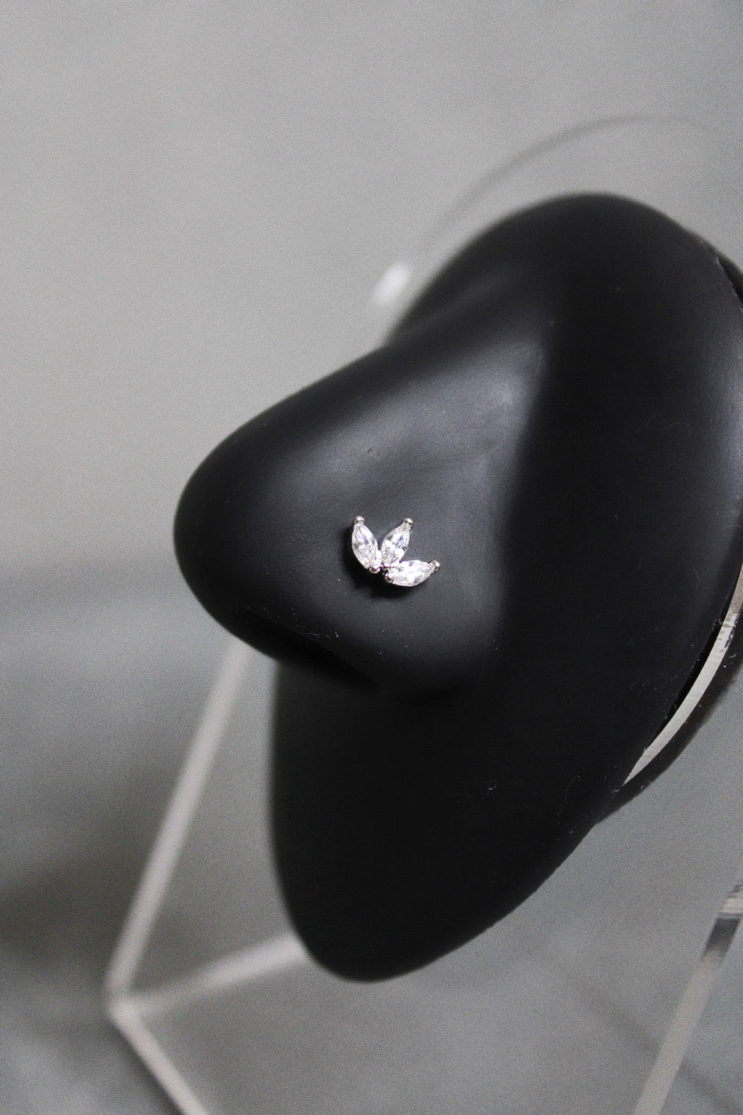 Lotus Nose Ring (Silver)