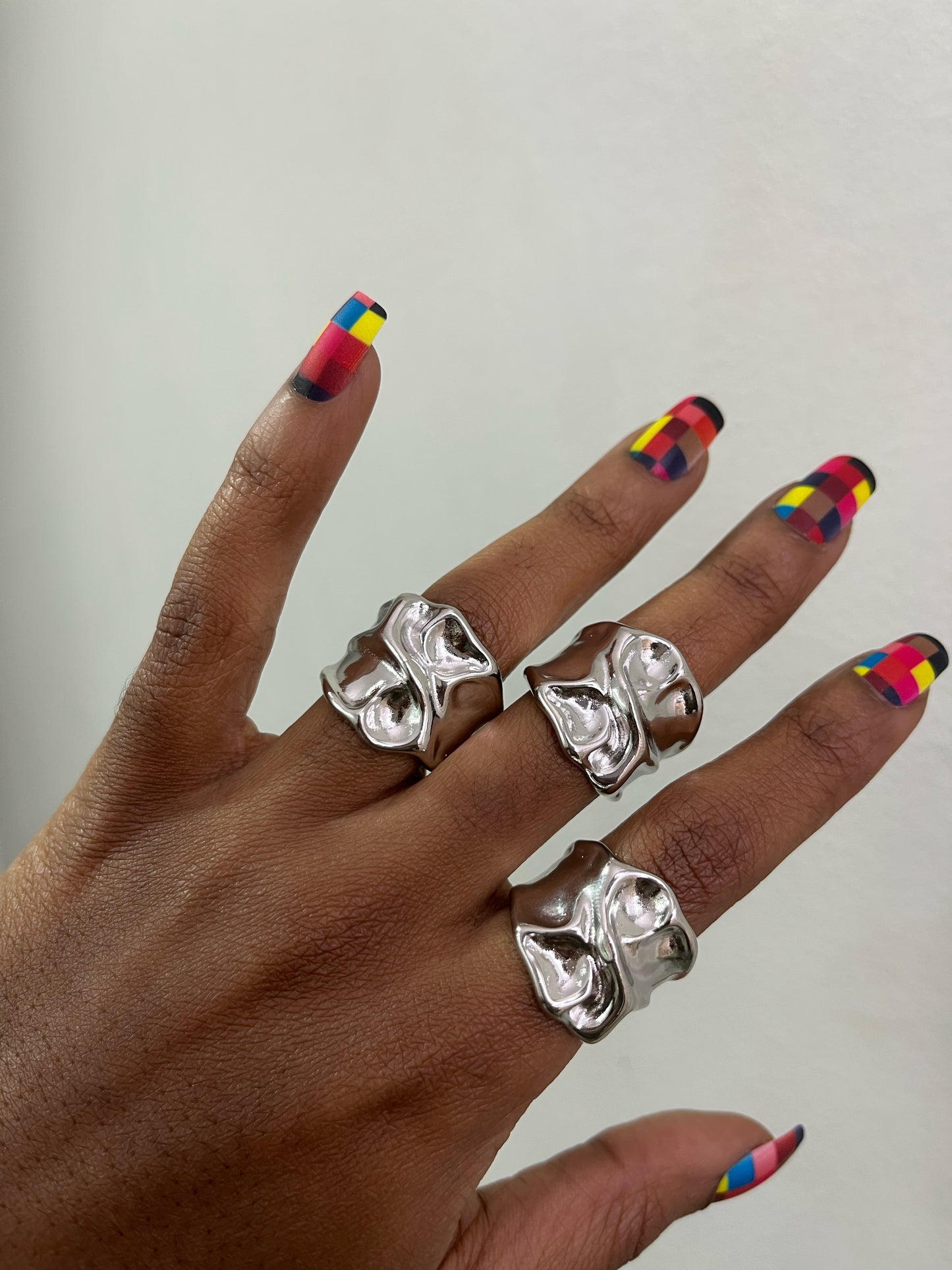 Silver Melted Lani Ring