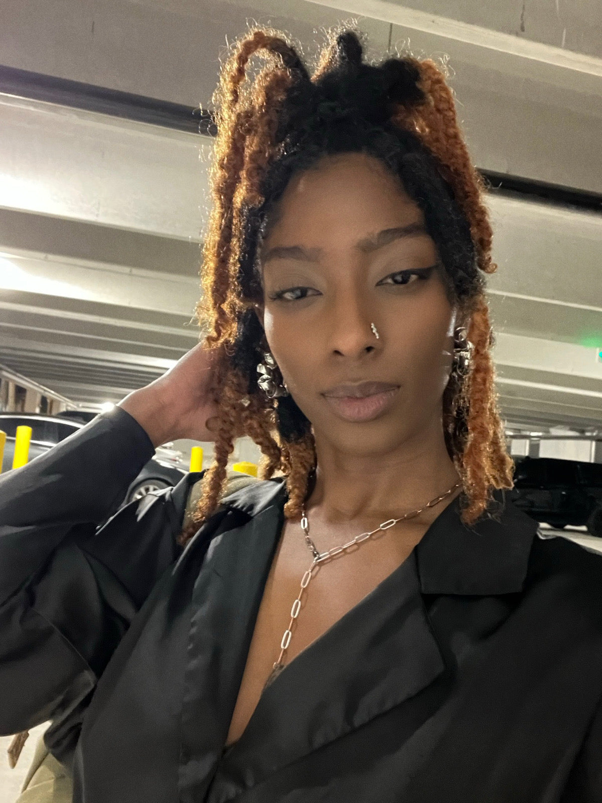 Silver Paperclip Necklace