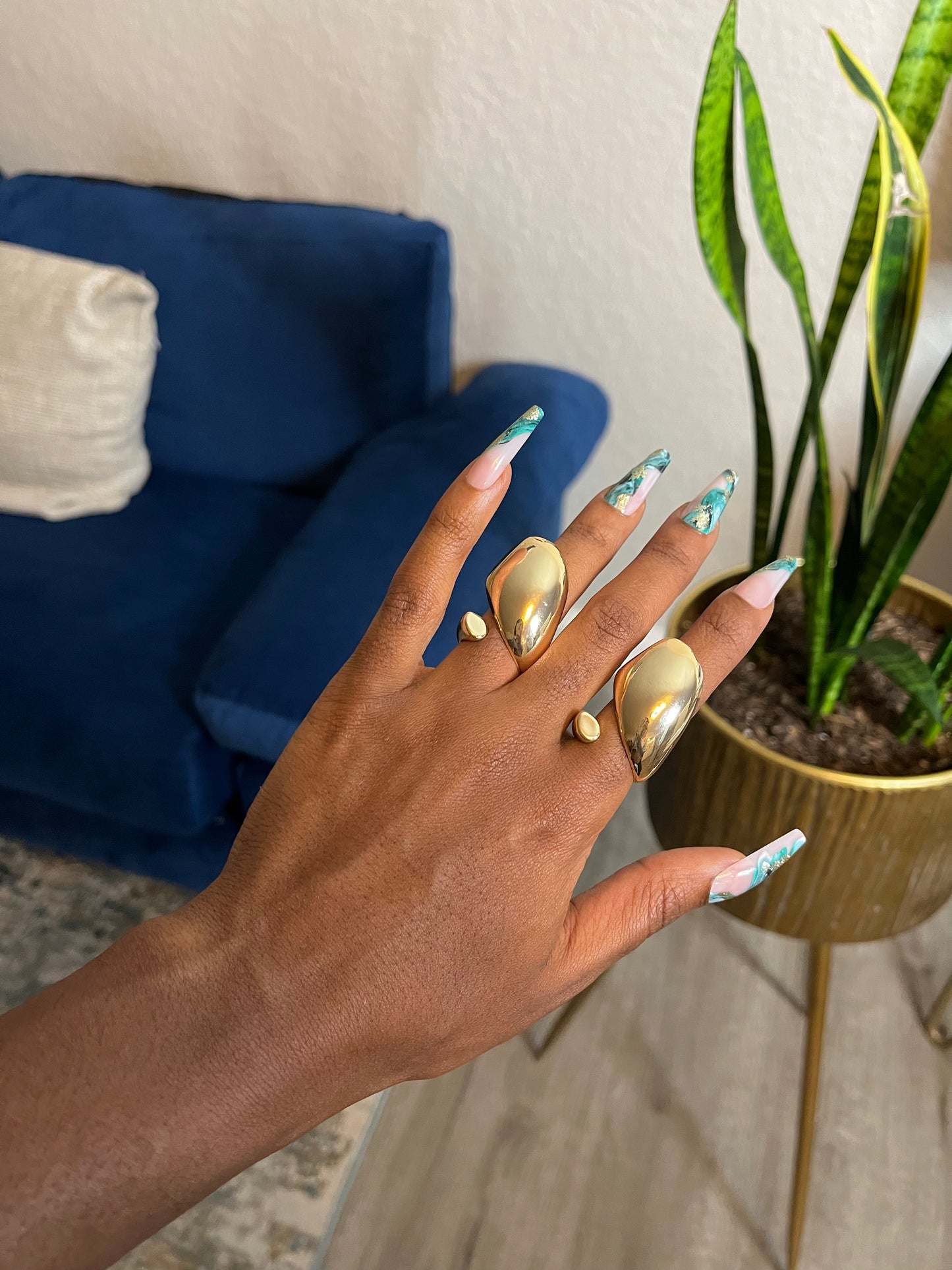 Light Gold Cali Ring