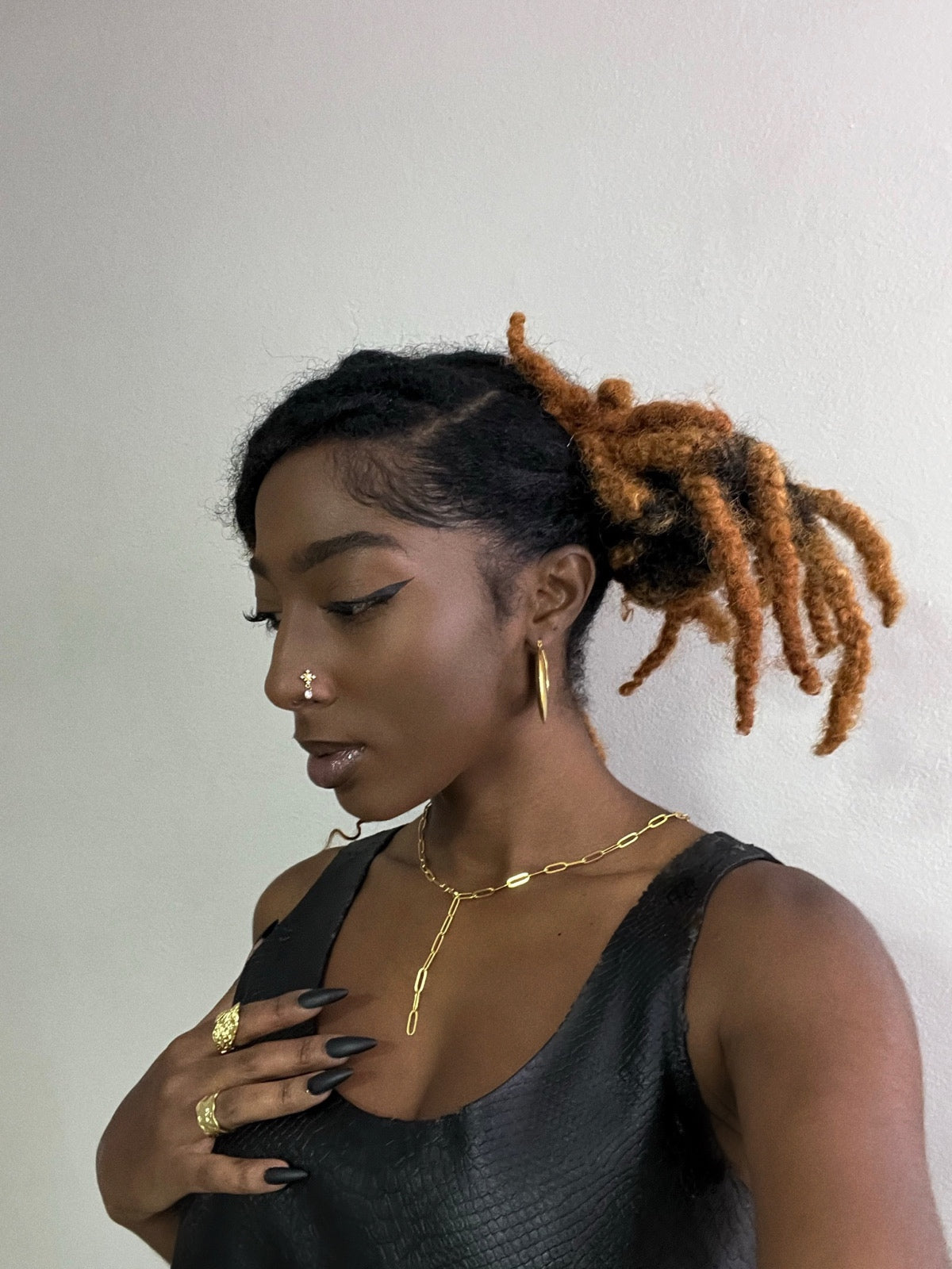 Gold Paperclip Necklace