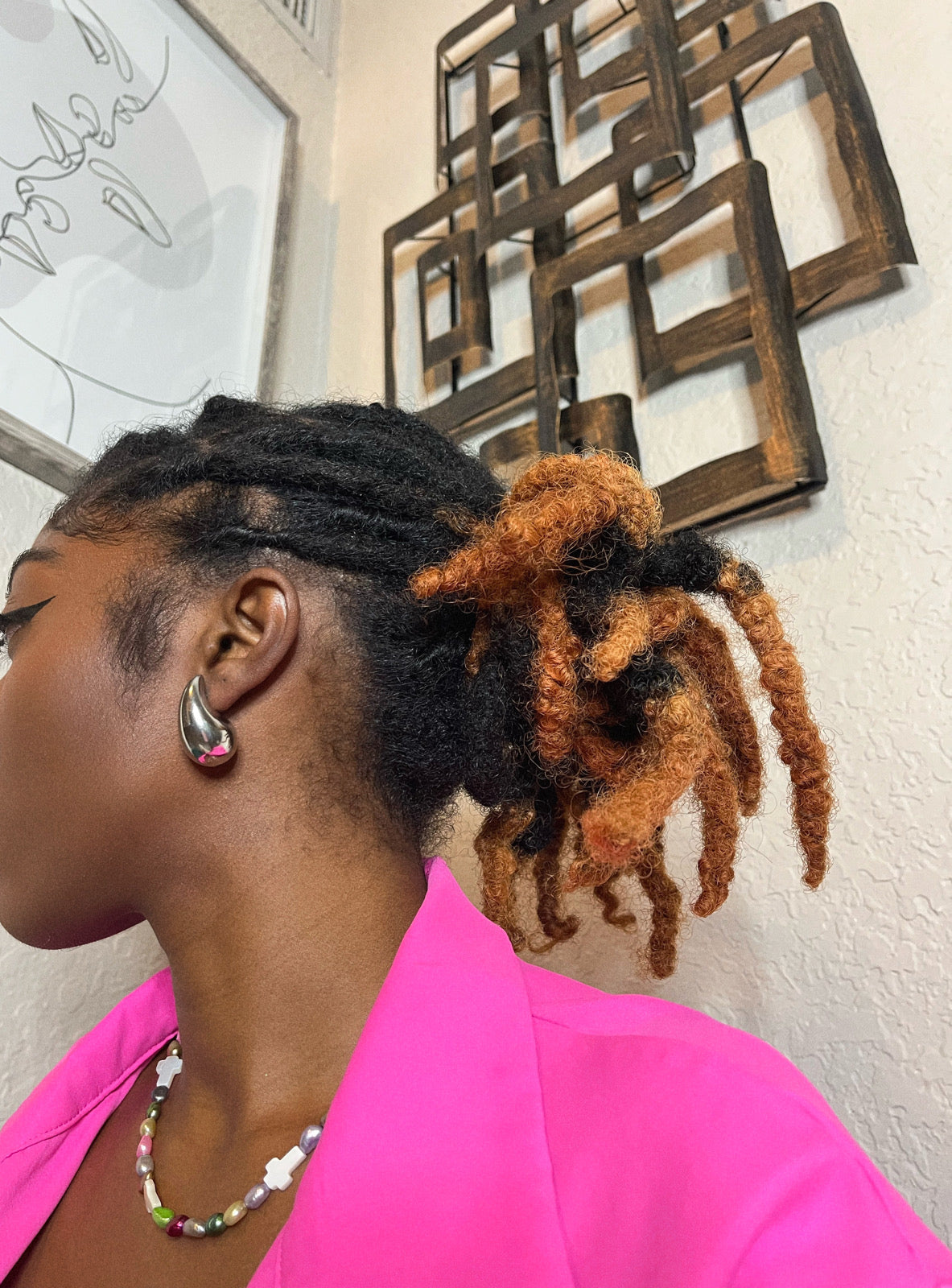 Silver DC Drip Earrings