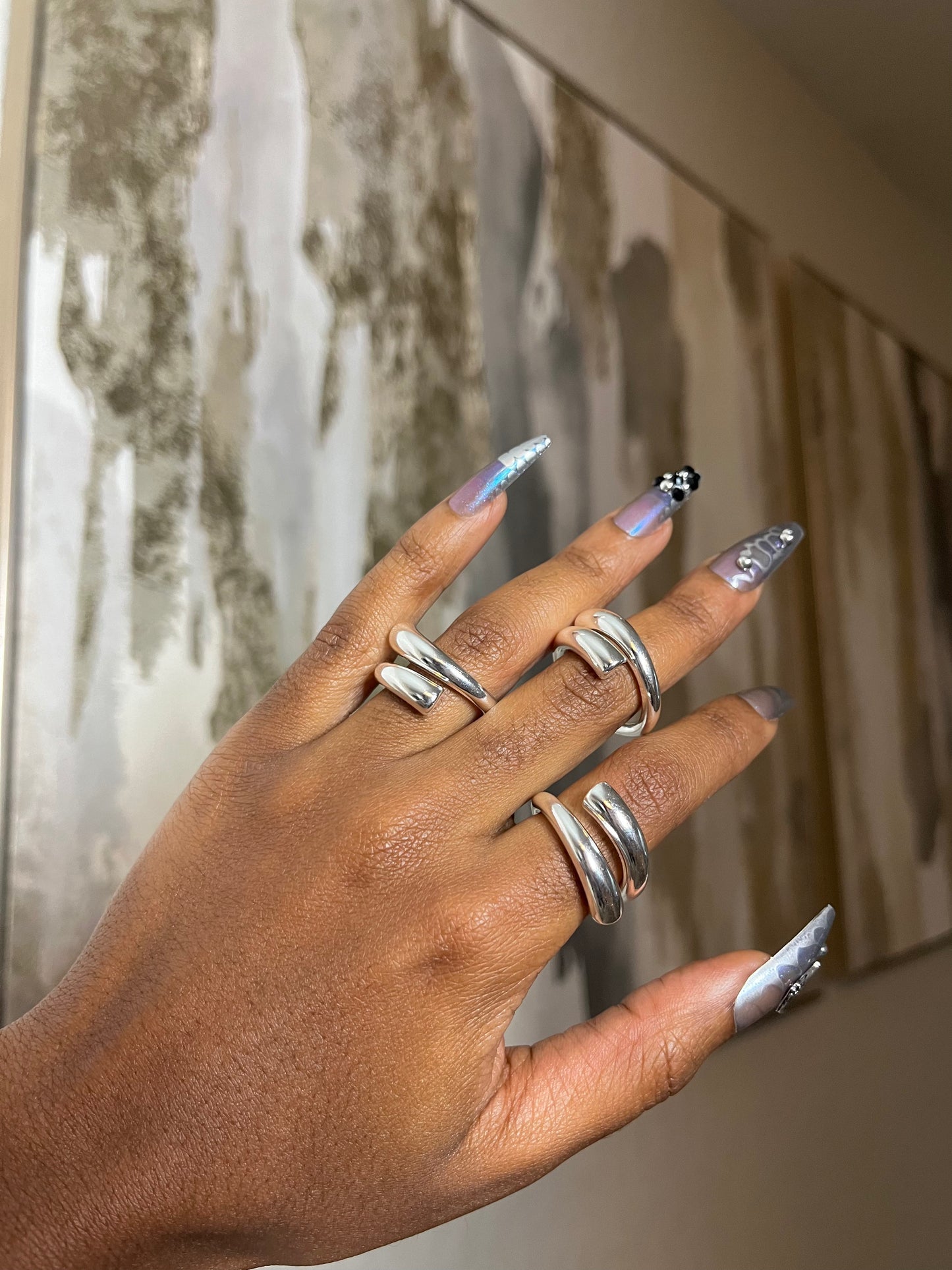 Carly Chrome Ring