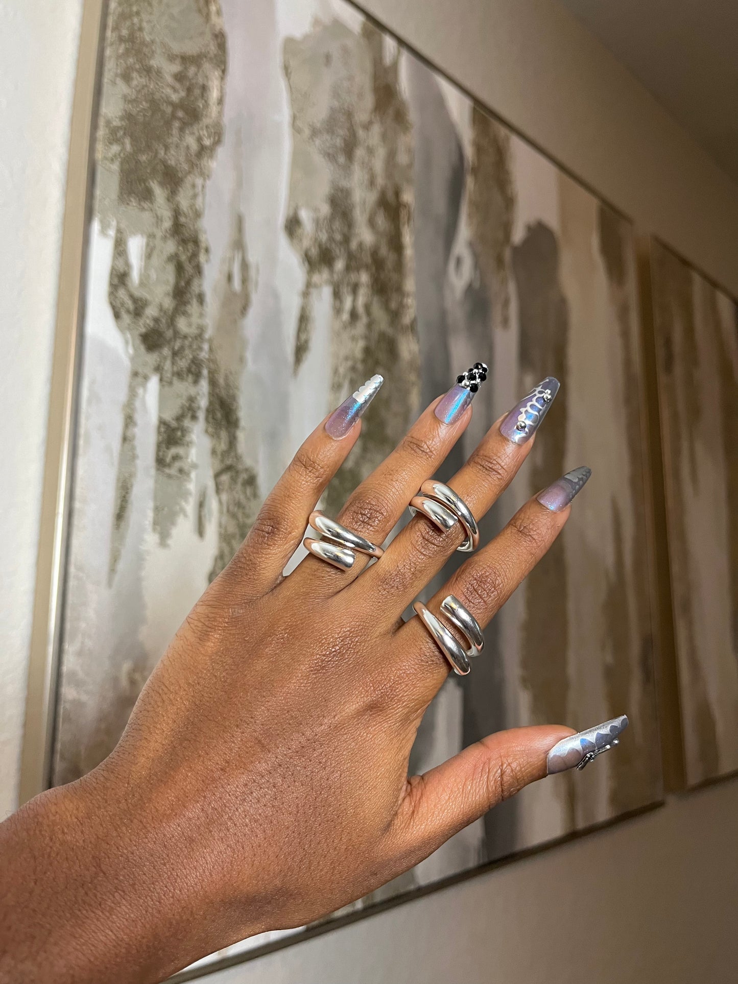 Carly Chrome Ring