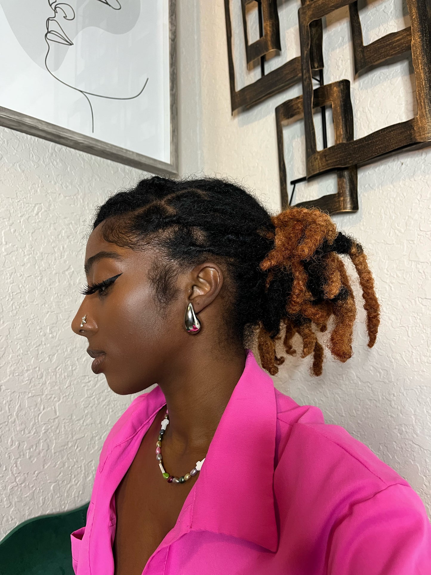 Silver DC Drip Earrings