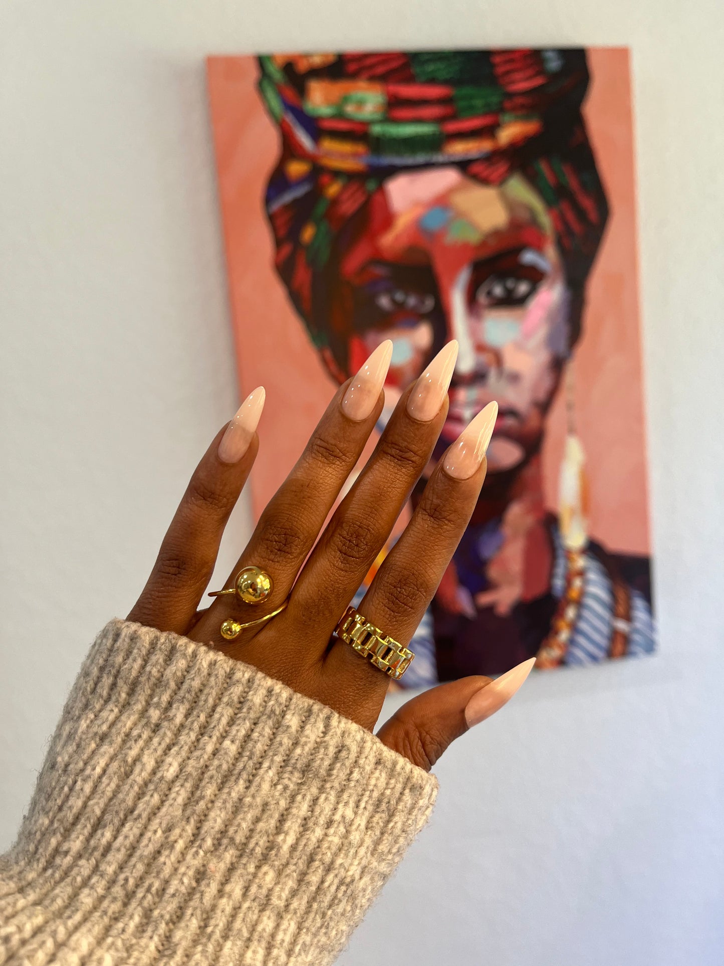 Gold Orb Ring
