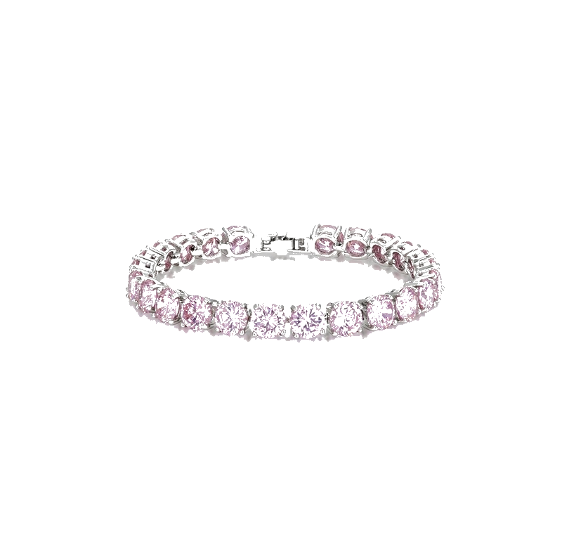 Pink Cupid Tennis Bracelet