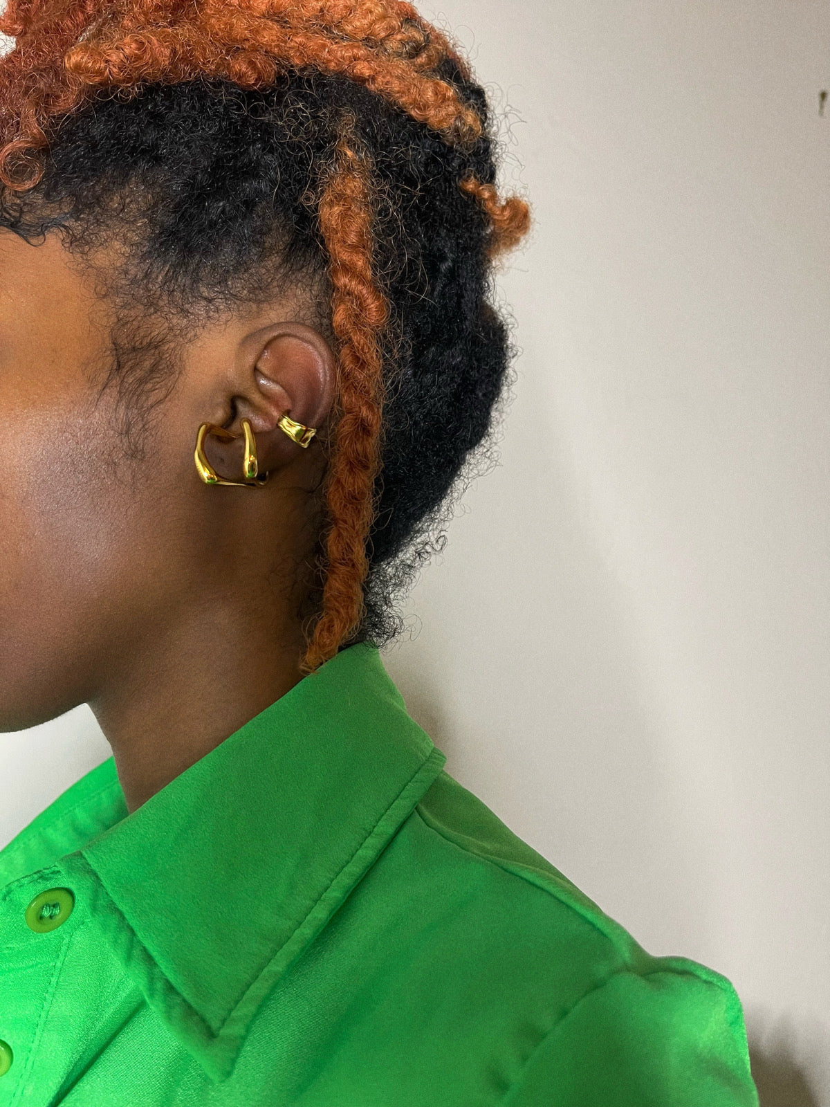 Gold Doubled Ear Cuff