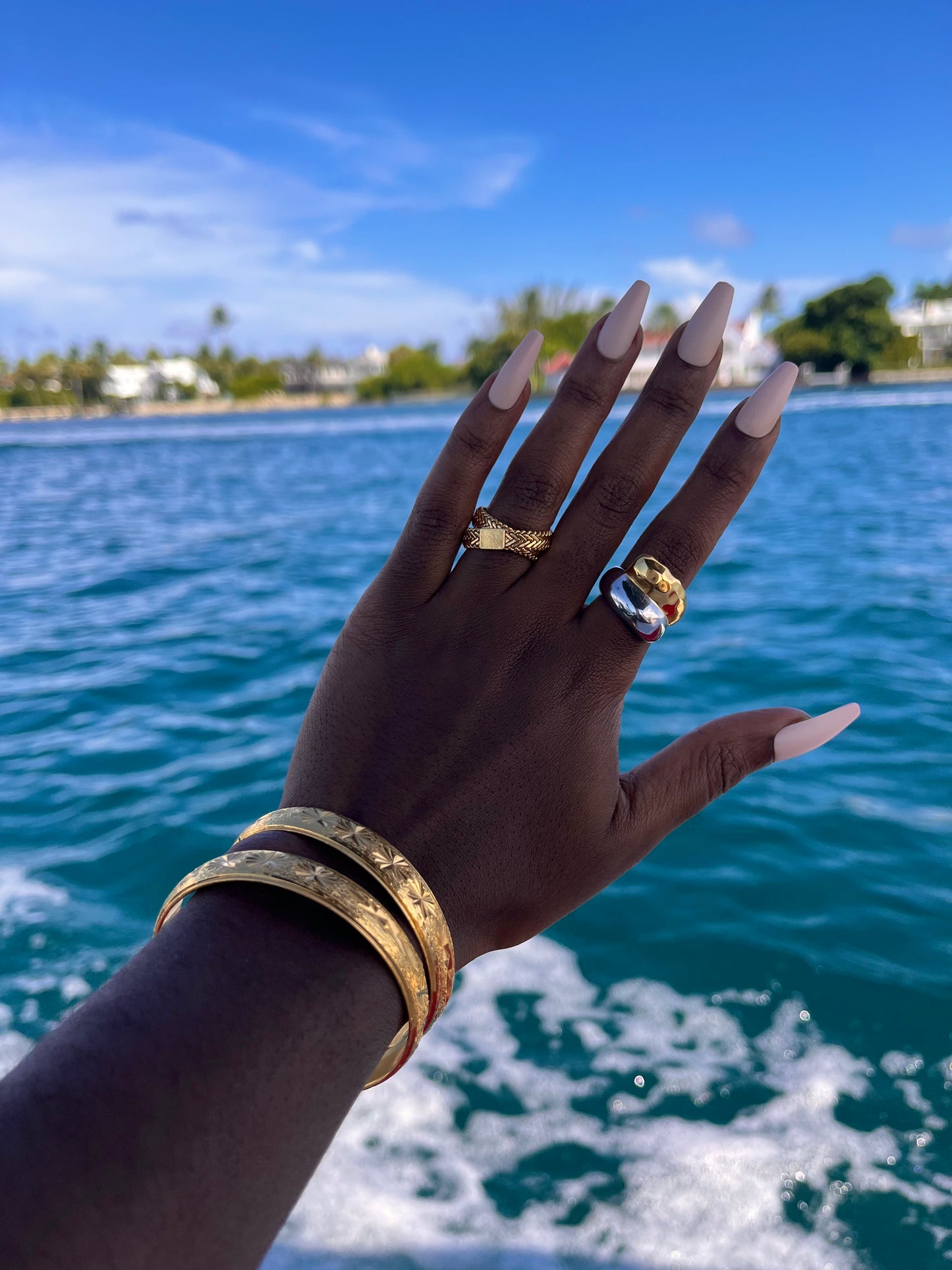 Gold Classic Bangle