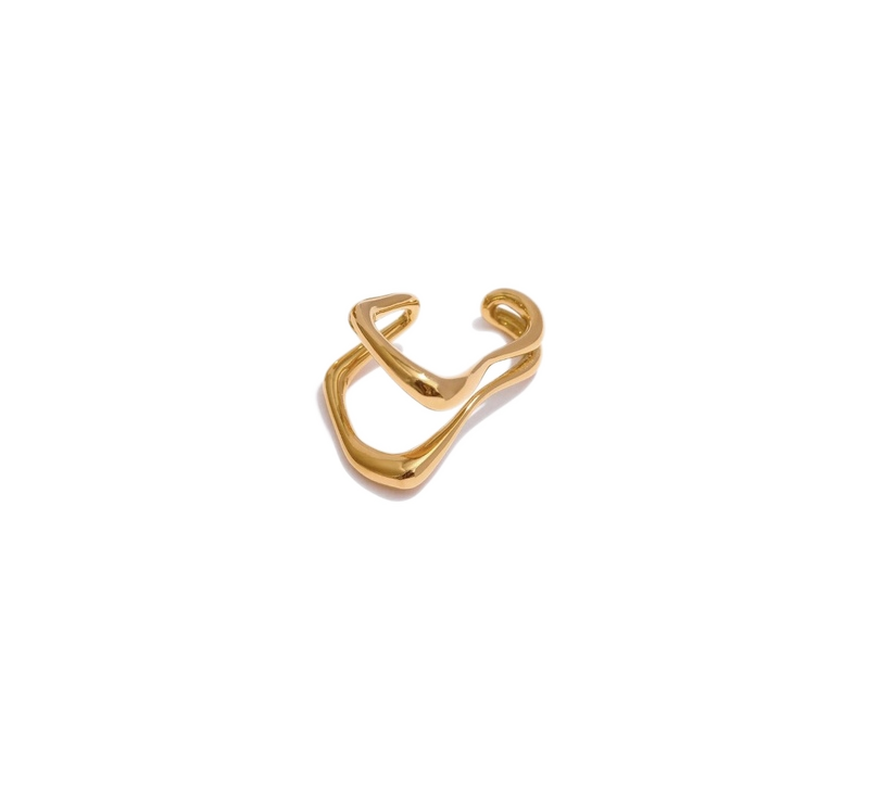 Gold Doubled Ear Cuff
