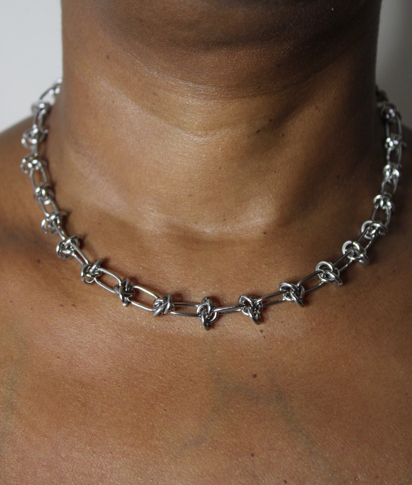 Knot Your Babe Necklace - Silver