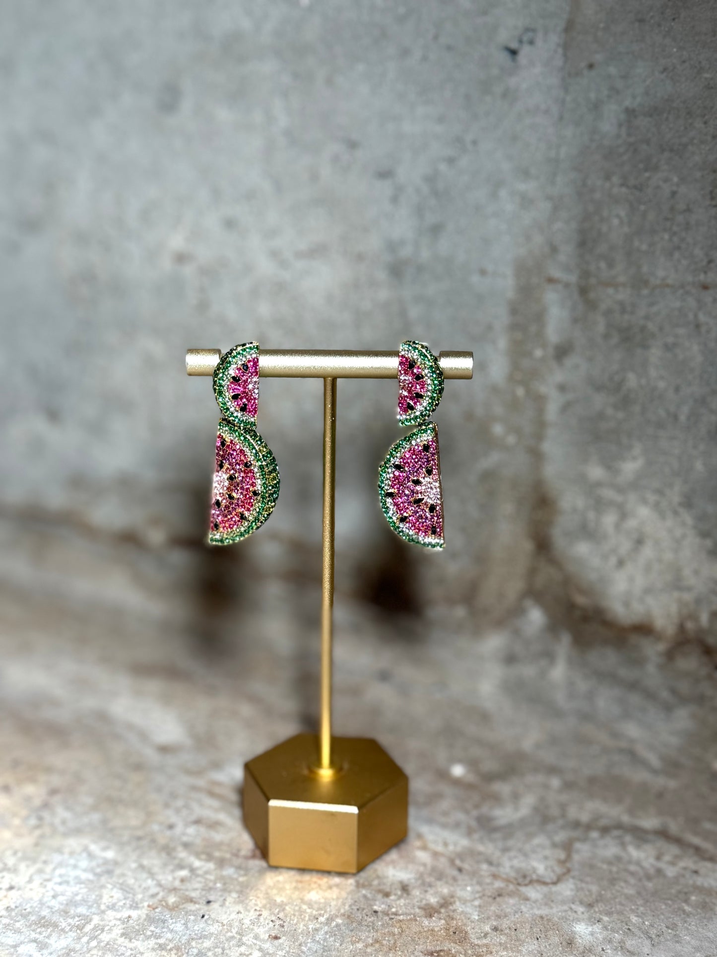 One In A Melon Earrings