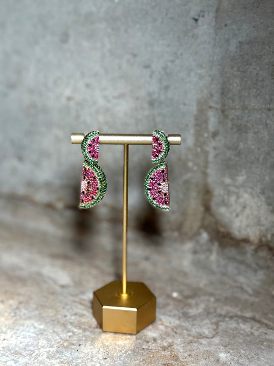 One In A Melon Earrings