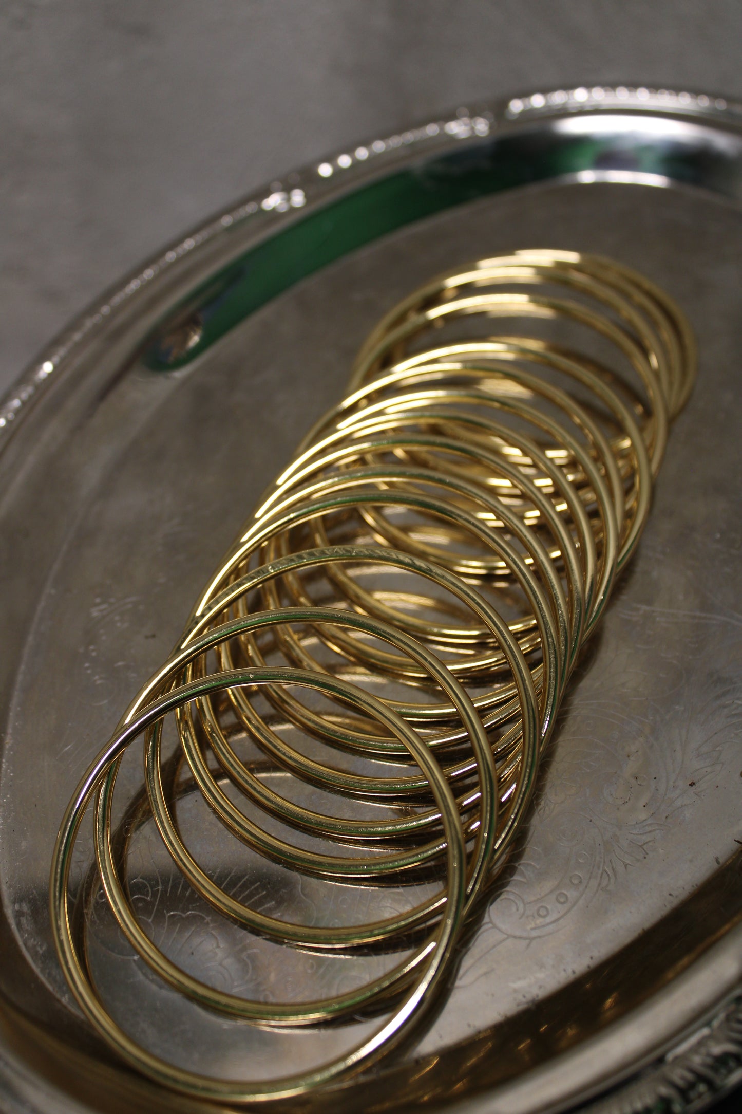 Gold DC Bangles (Set of 7)