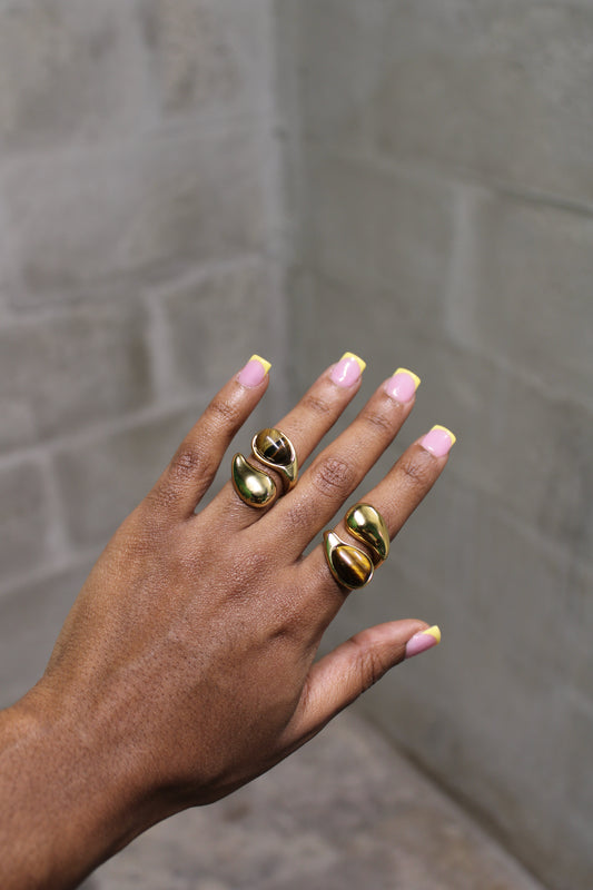 Brown Perla Ring