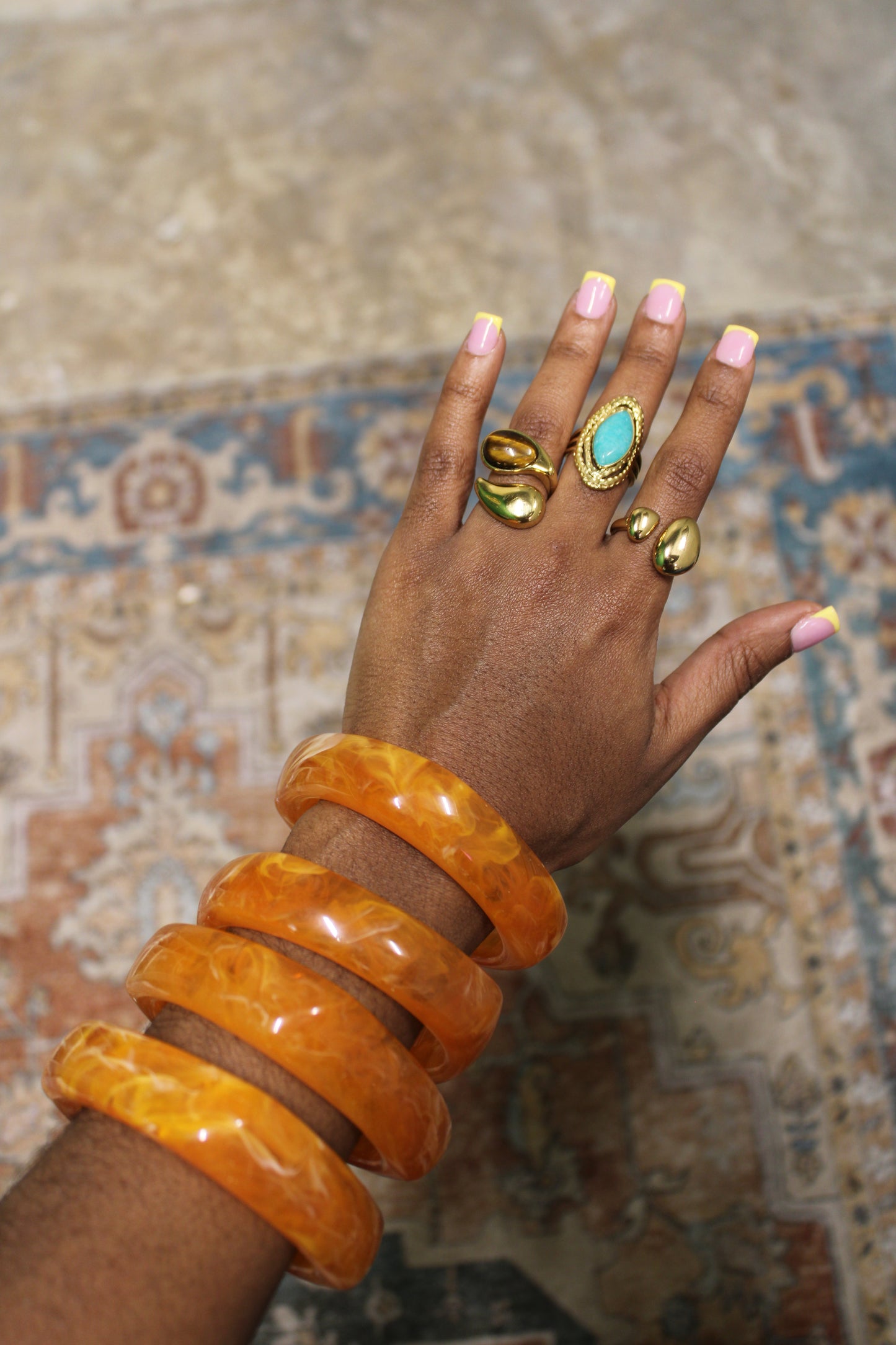 Brown Perla Ring