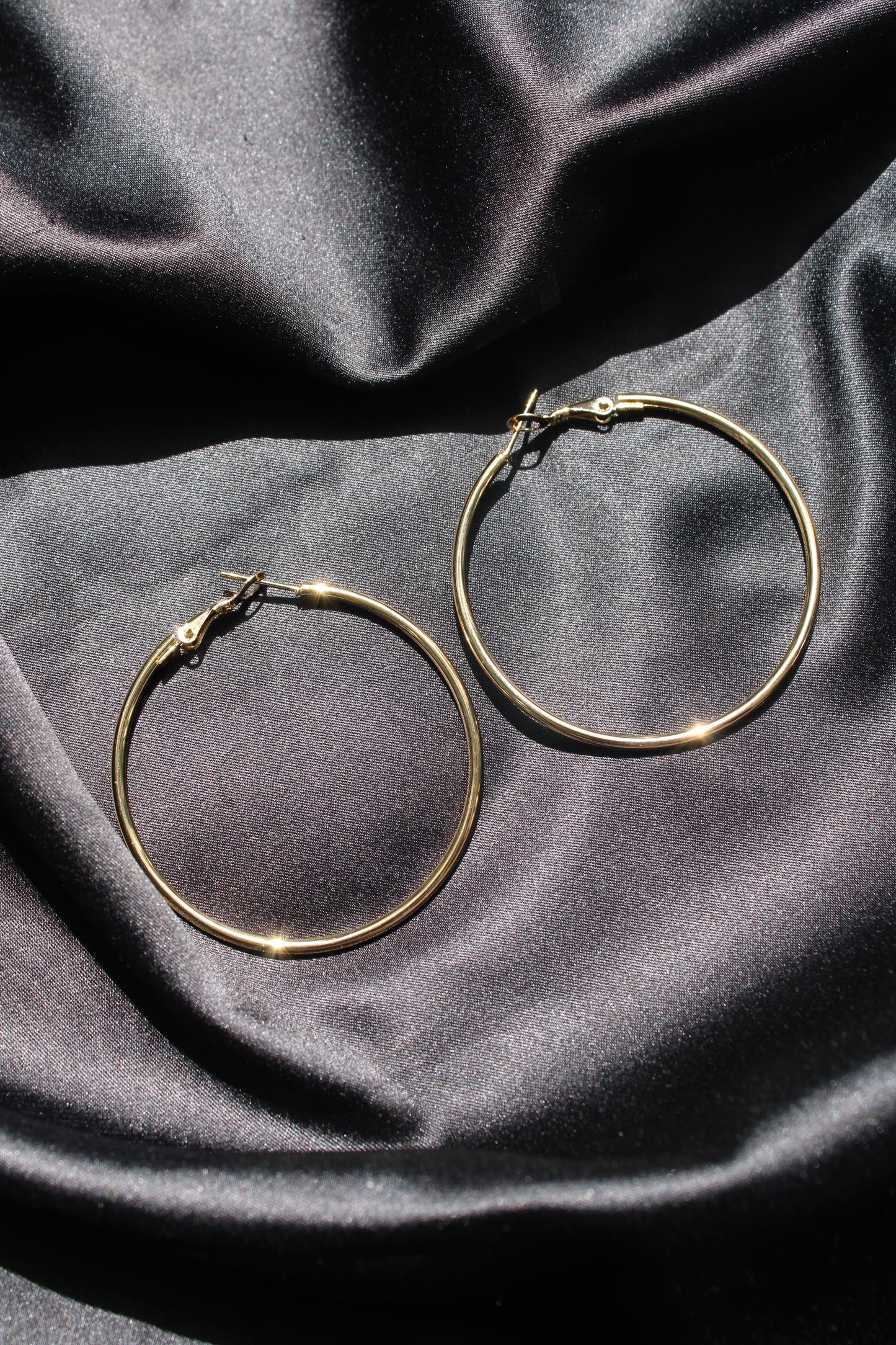 Classic Gold Large Hoops