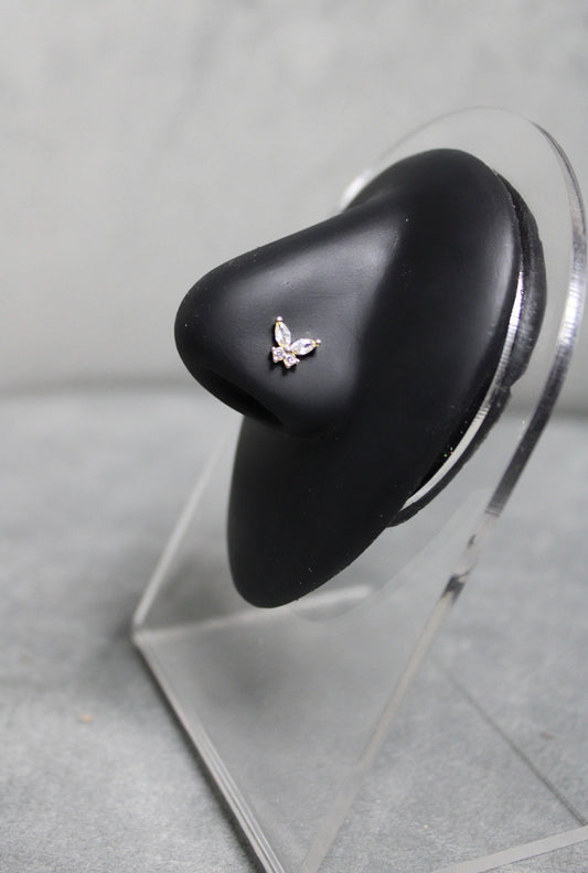 Dainty Butterfly Nose Ring