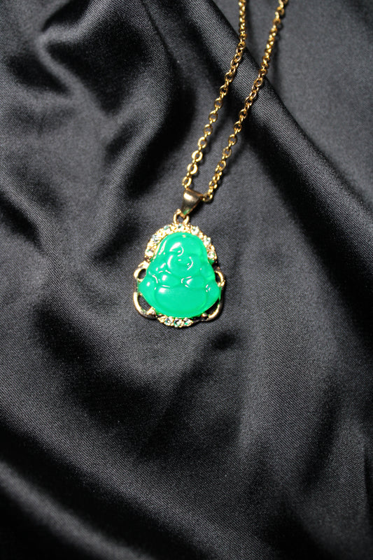 Classic Buddha Jade Necklace