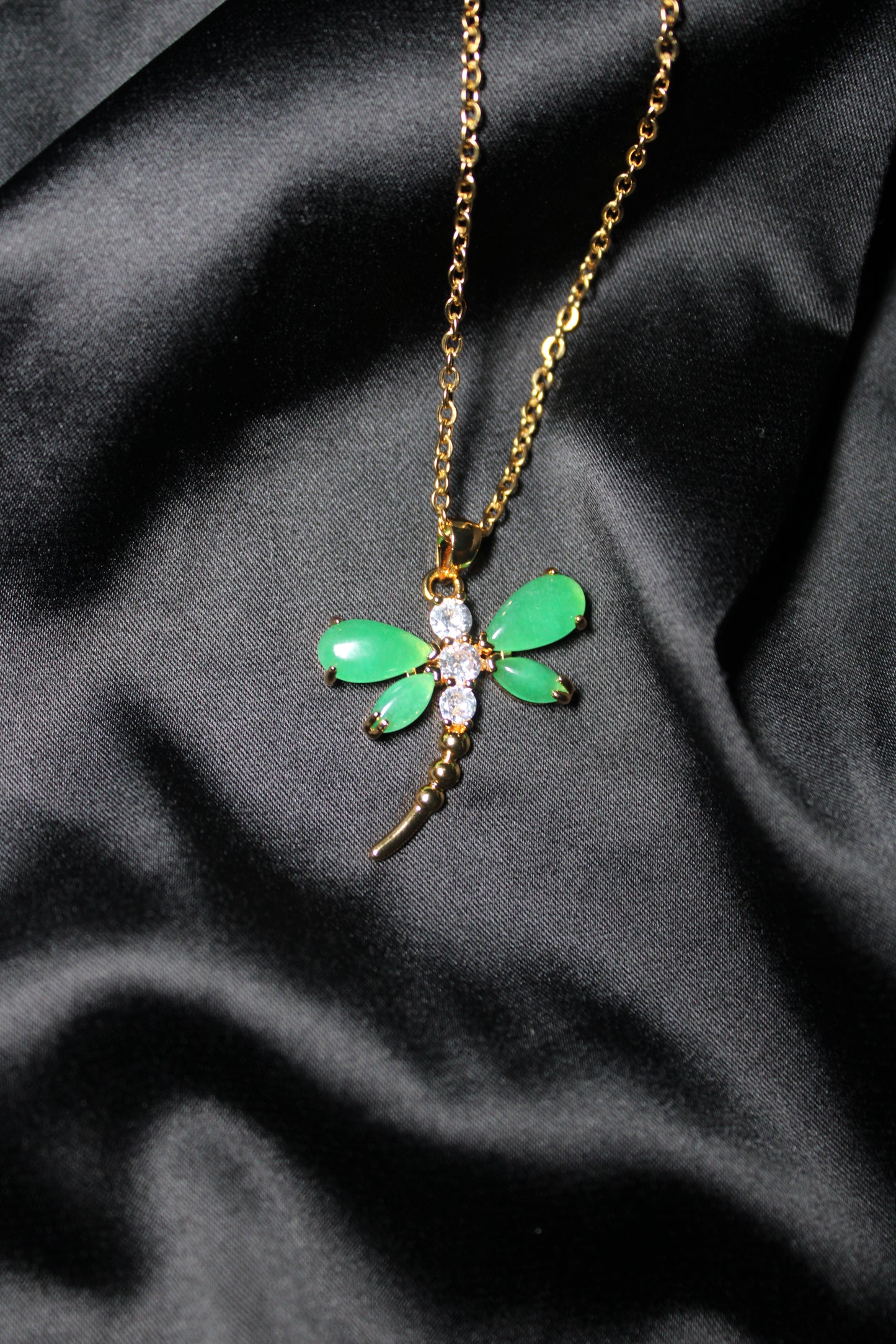 Dragonfly Jade Necklace