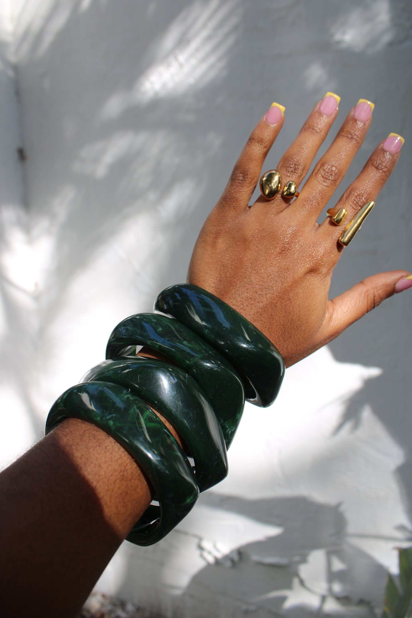 Emerald Palm Bangle