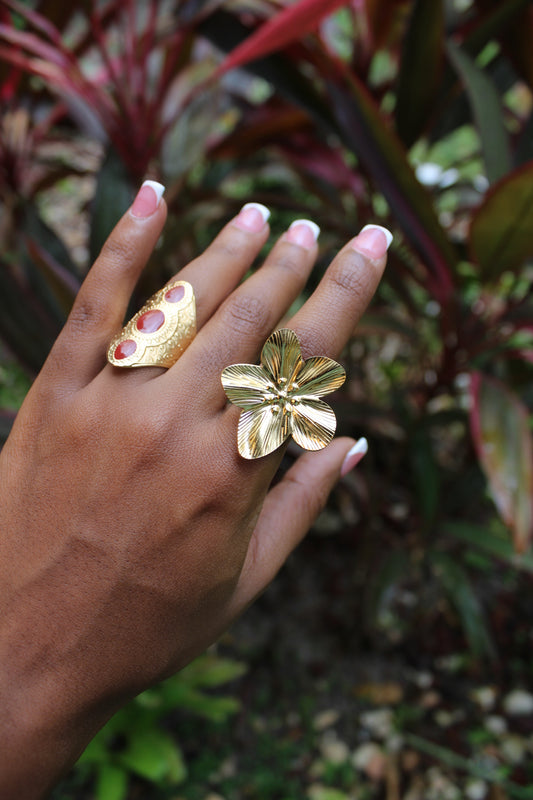 Gold Flora Ring