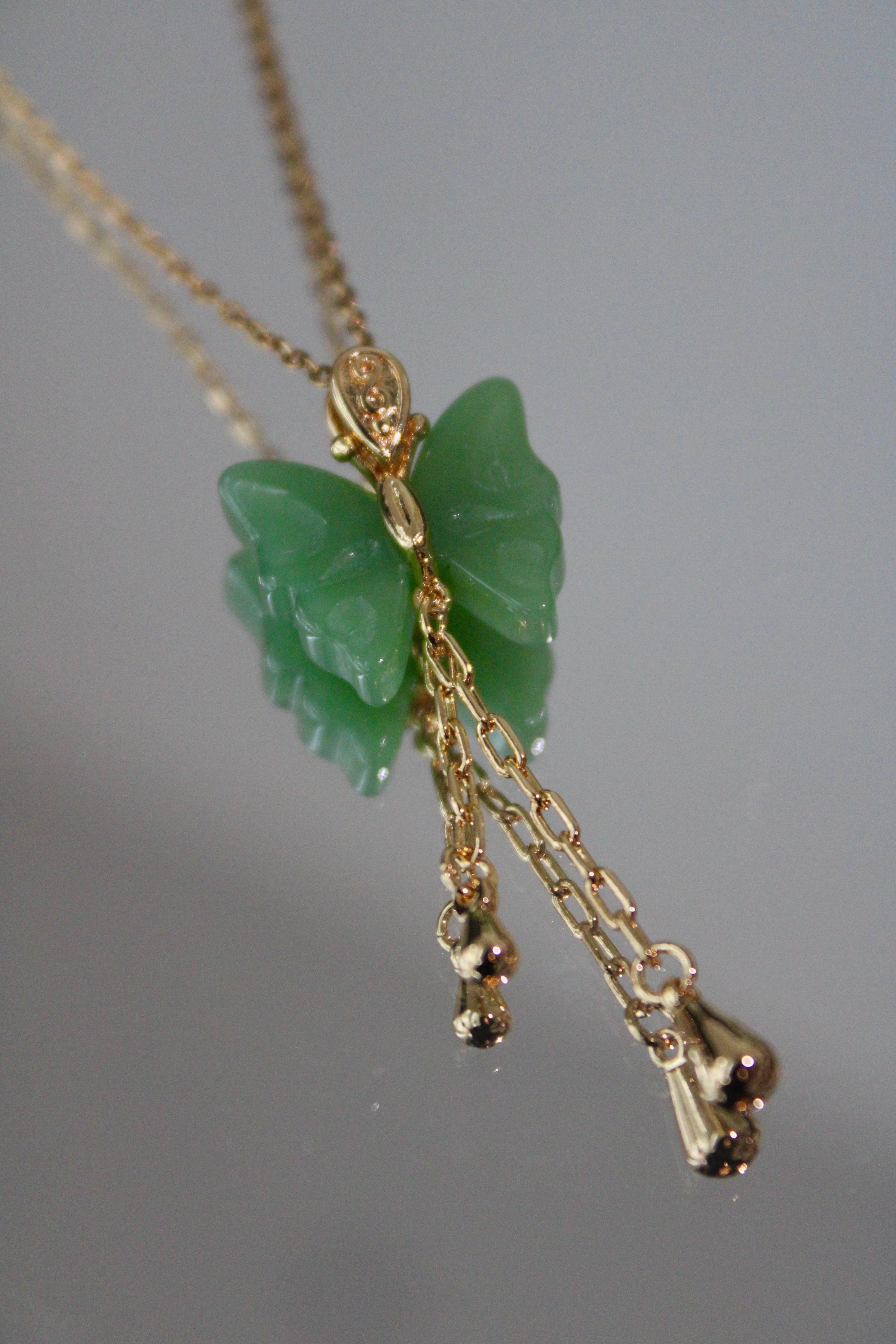 Butterfly Jade Necklace