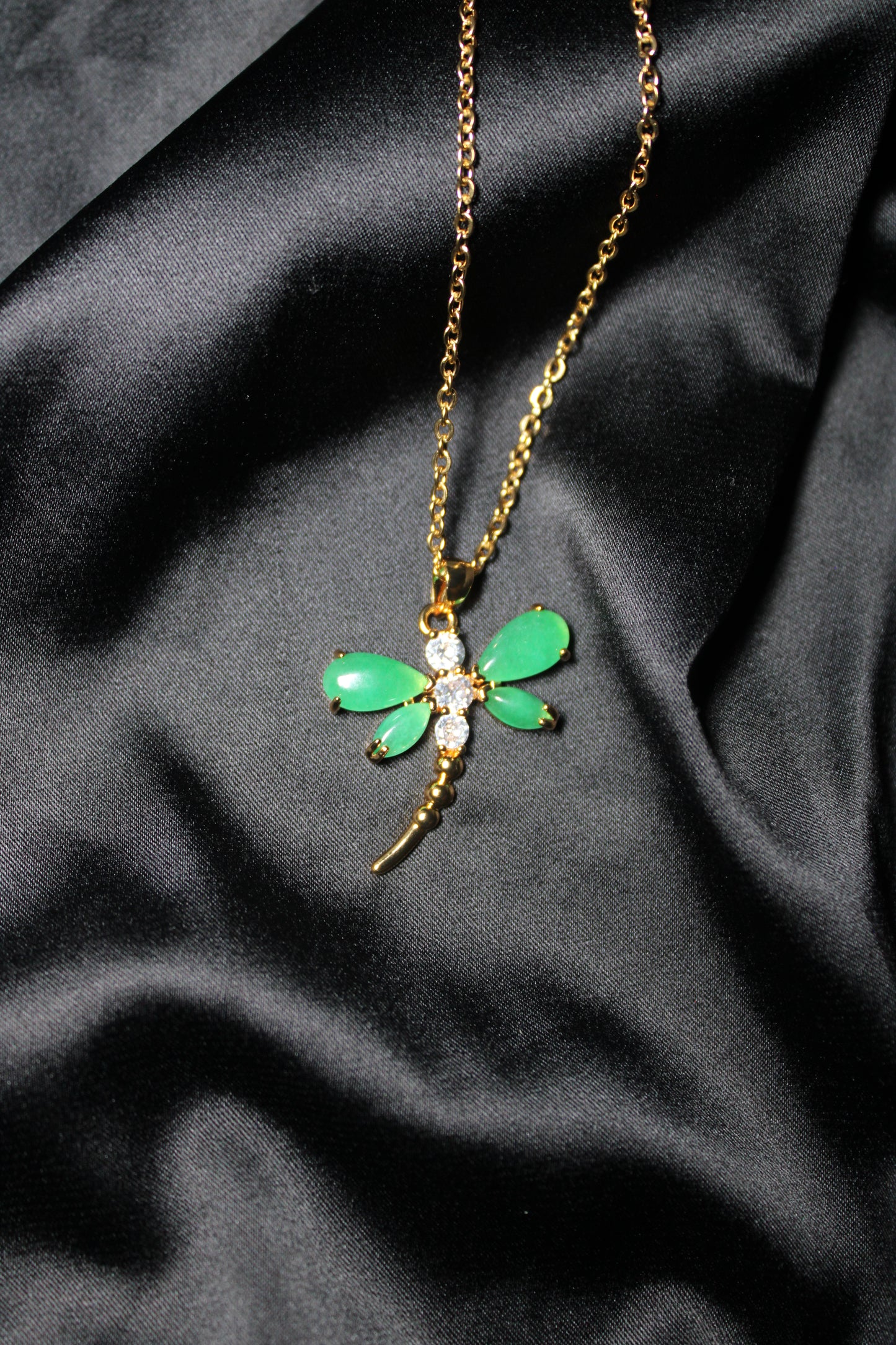 Dragonfly Jade Necklace